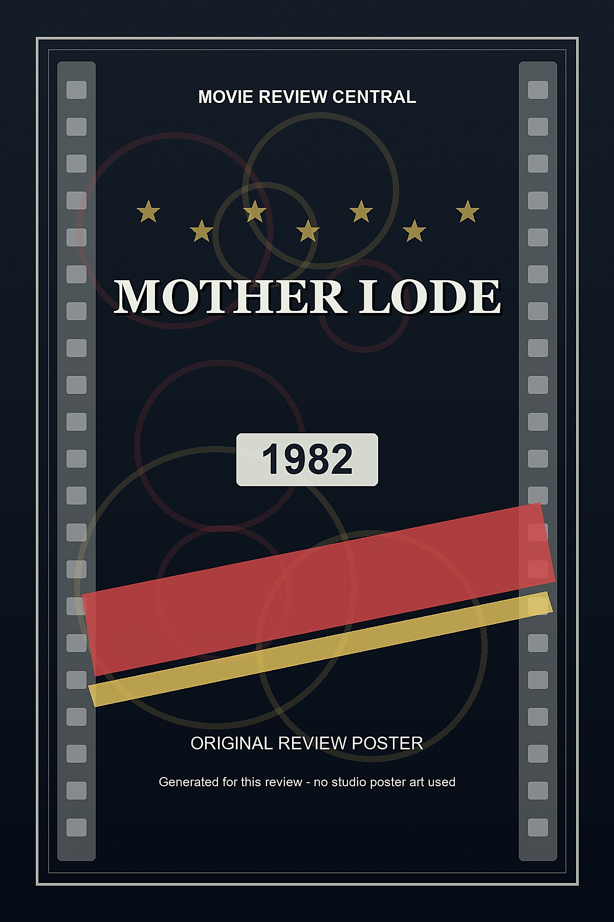 Mother Lode (1982) - original review poster Mother Lode (1982) - original review poster