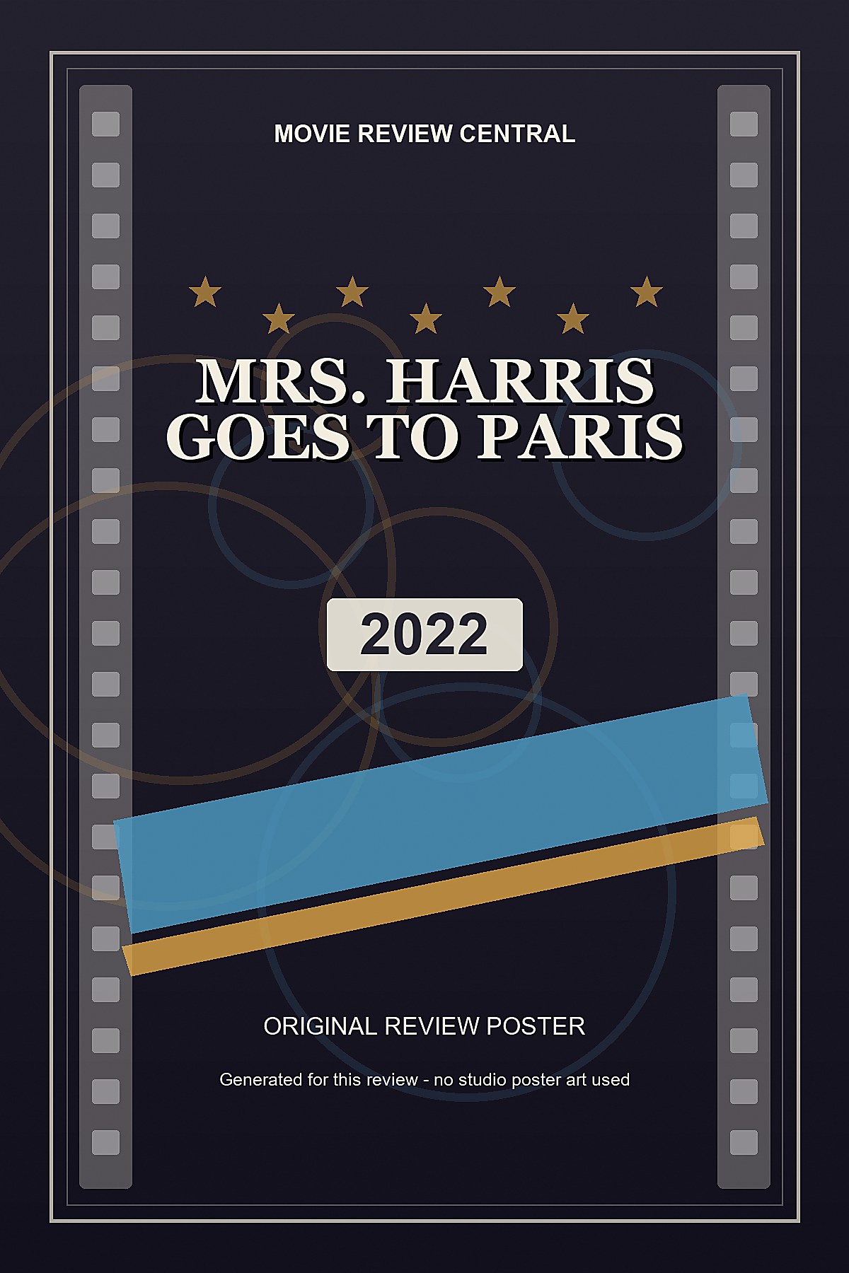 Mrs. Harris Goes to Paris (2022) - original review poster