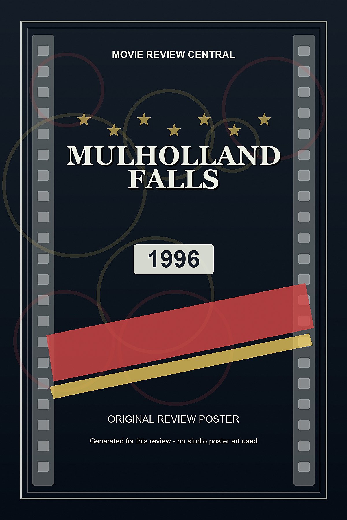 Mulholland Falls (1996) - original review poster Mulholland Falls (1996) - original review poster