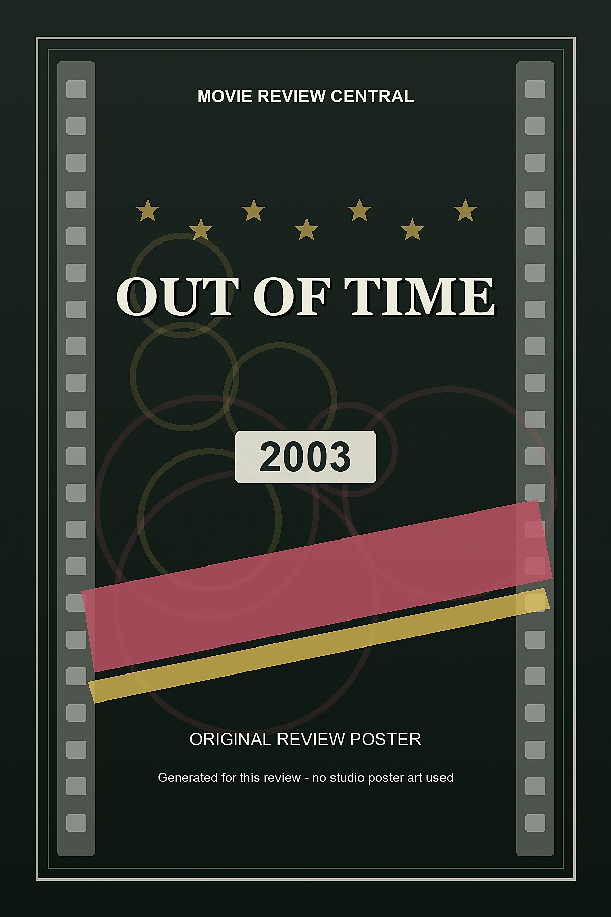 Out of Time (2003) - original review poster