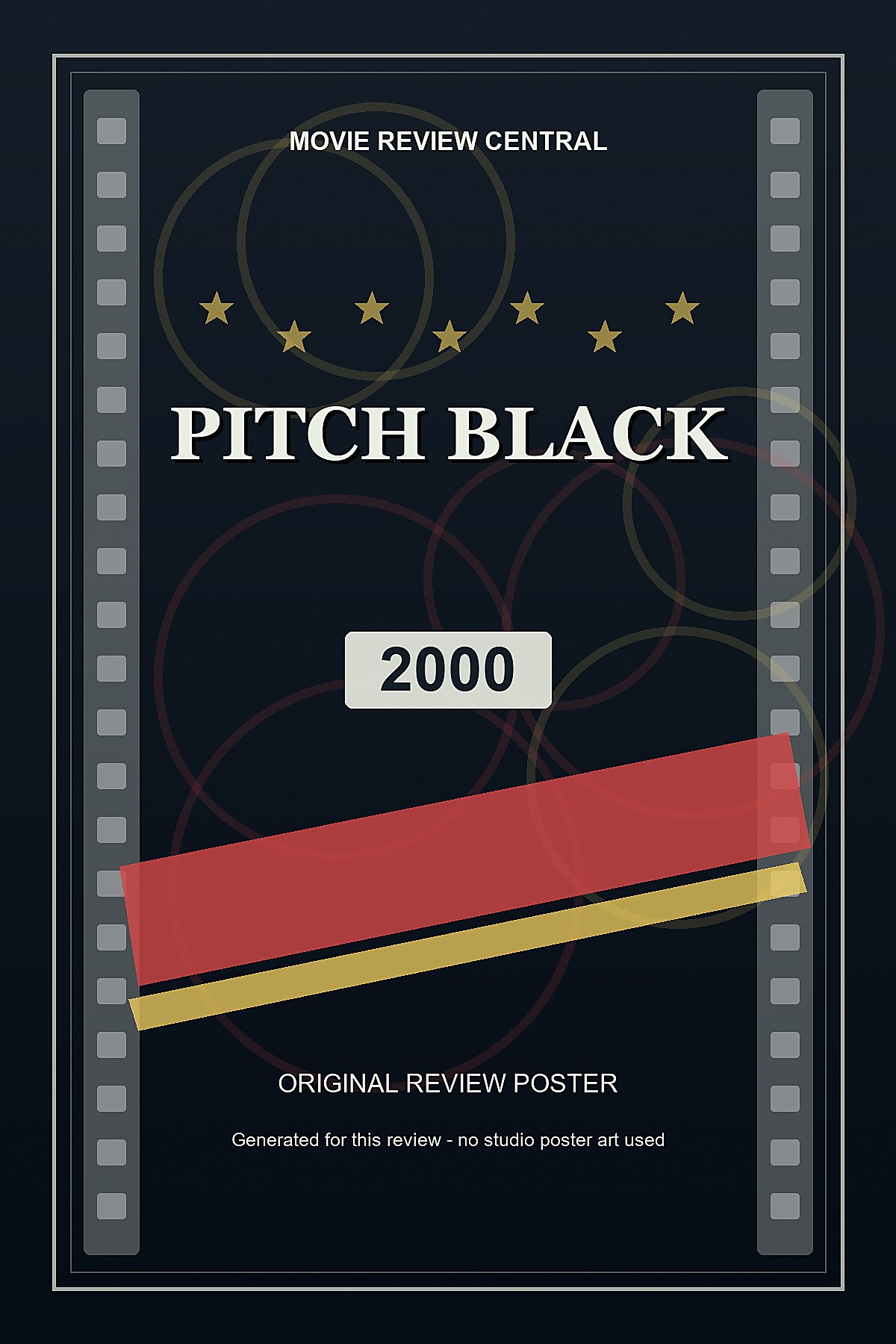 Pitch Black (2000) - original review poster Pitch Black (2000) - original review poster