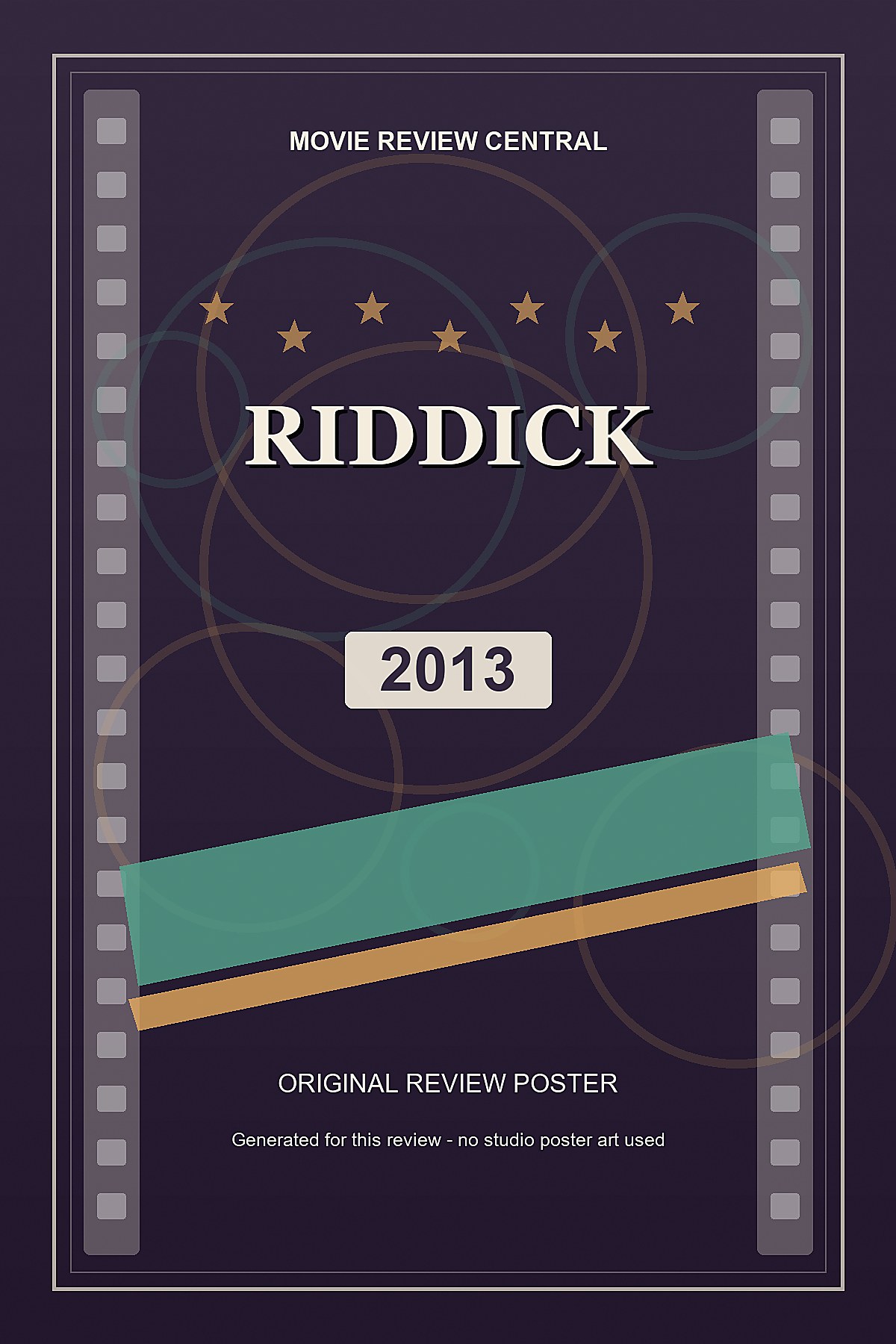 Riddick (2013) - original review poster