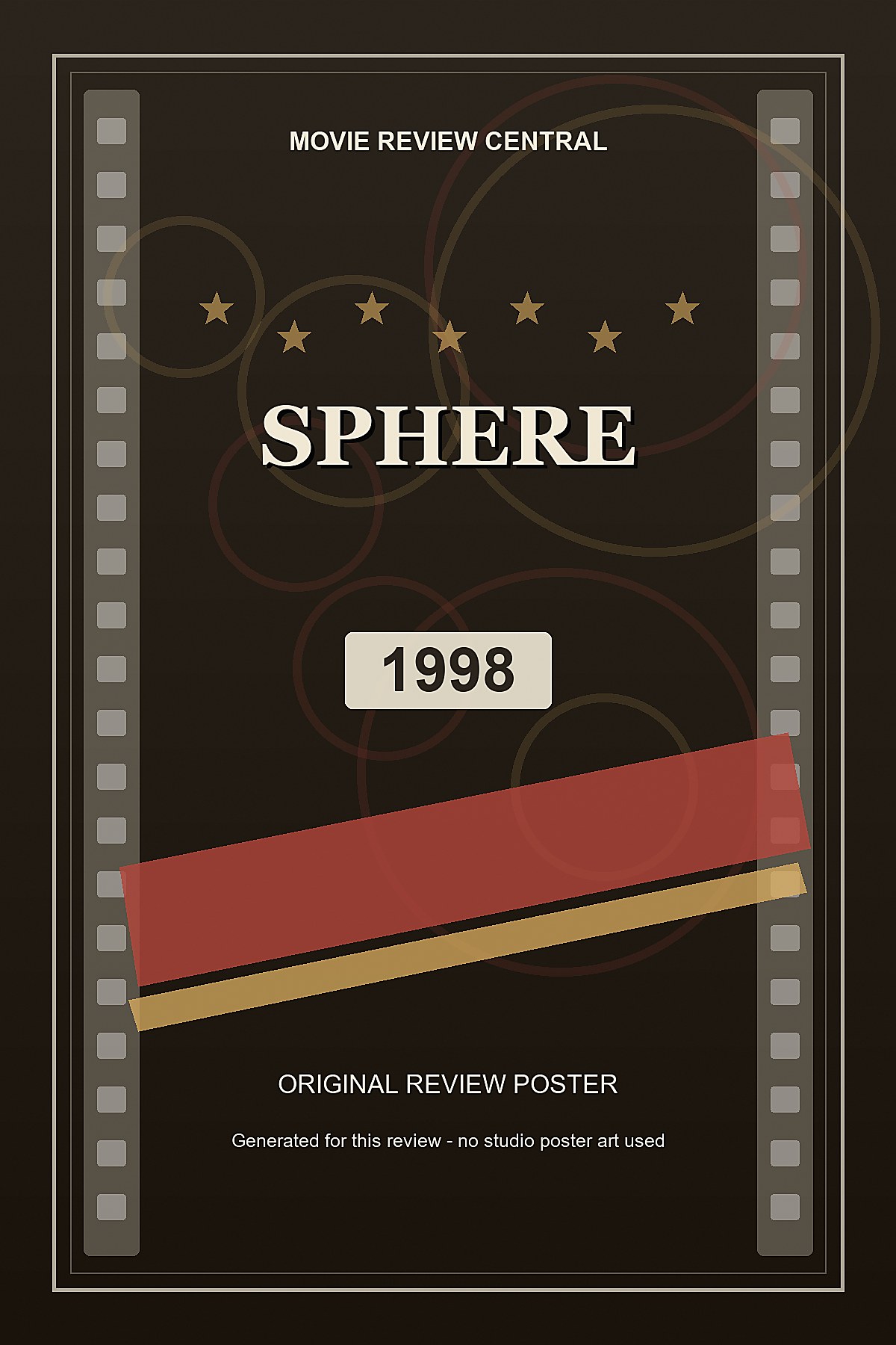 Sphere (1998) - original review poster