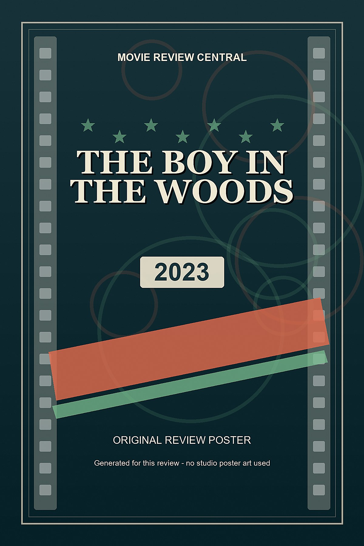 The Boy in the Woods (2023) - original review poster