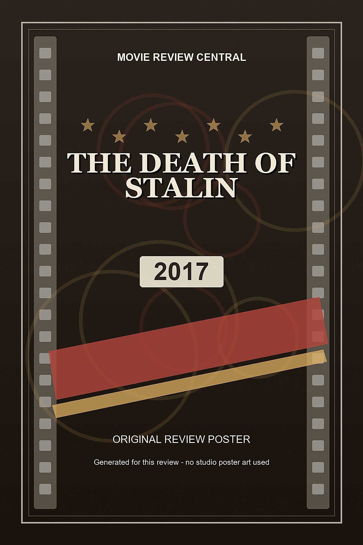 The Death of Stalin (2017) - original review poster