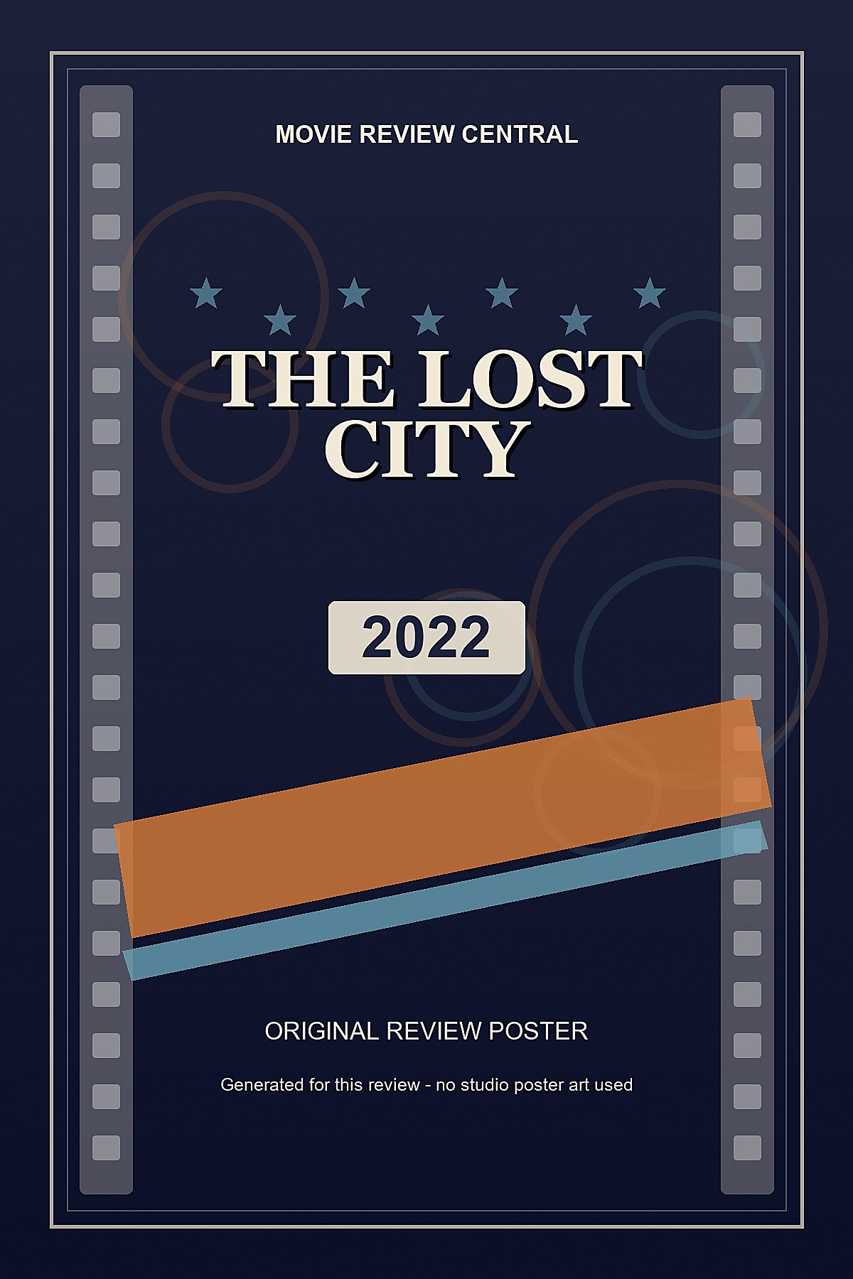 The Lost City (2022) - original review poster The Lost City (2022) - original review poster