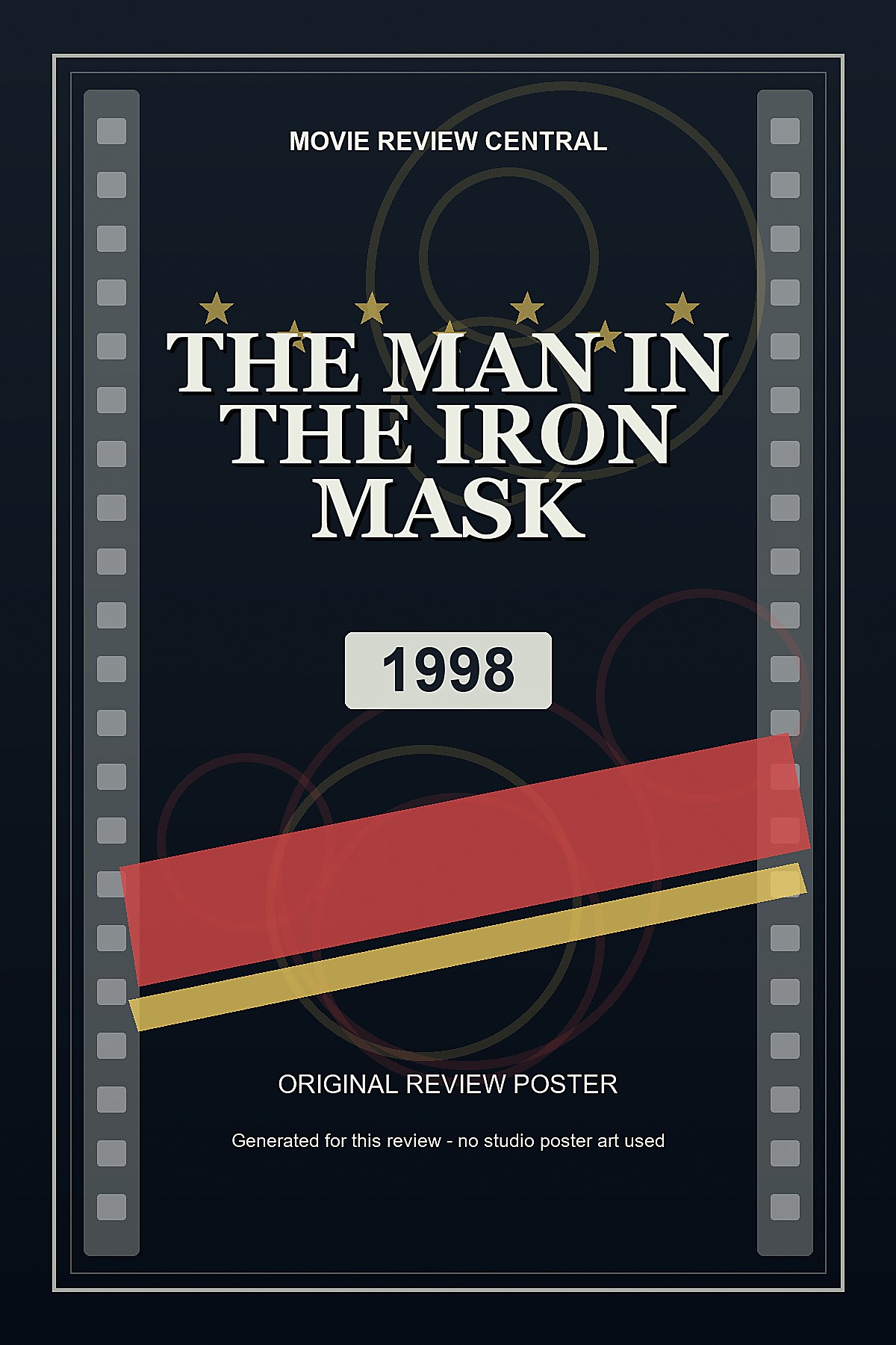 The Man in the Iron Mask (1998) - original review poster