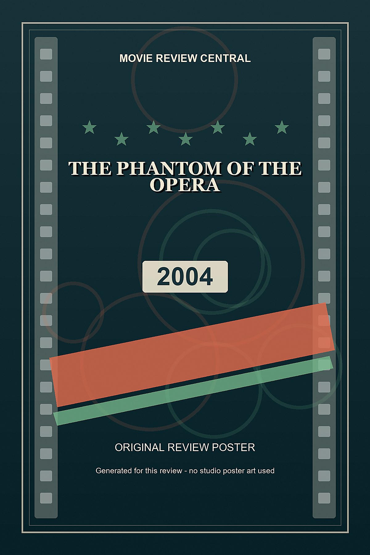 The Phantom of the Opera (2004) - original review poster The Phantom of the Opera (2004) - original review poster