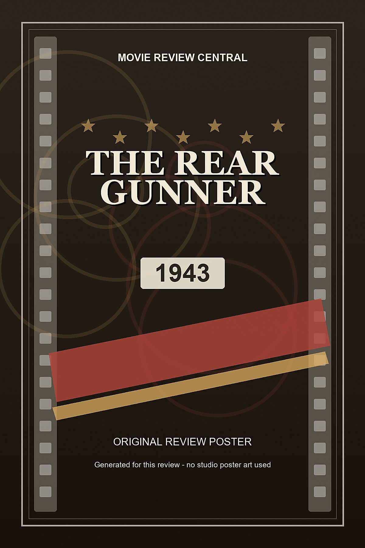 The Rear Gunner (1943) - original review poster