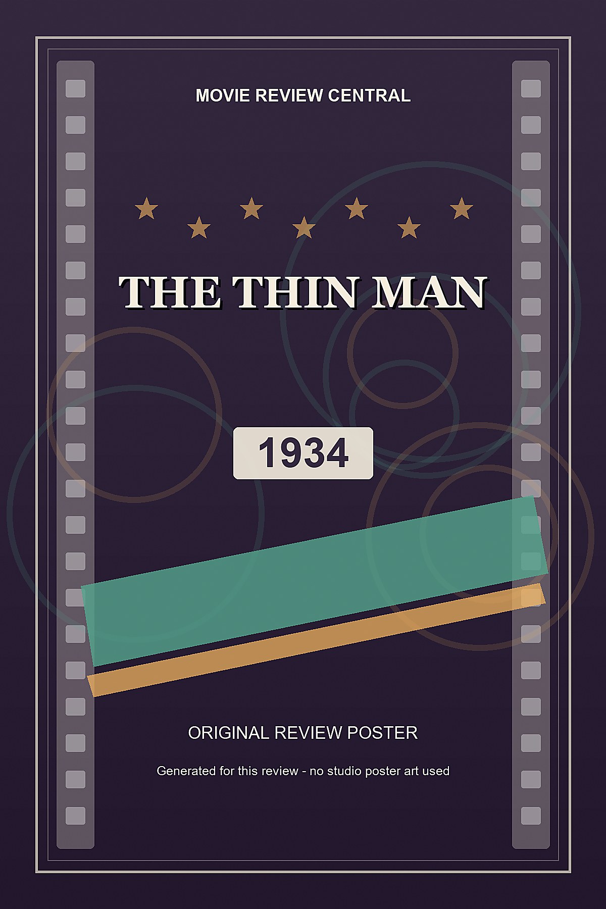 The Thin Man (1934) - original review poster