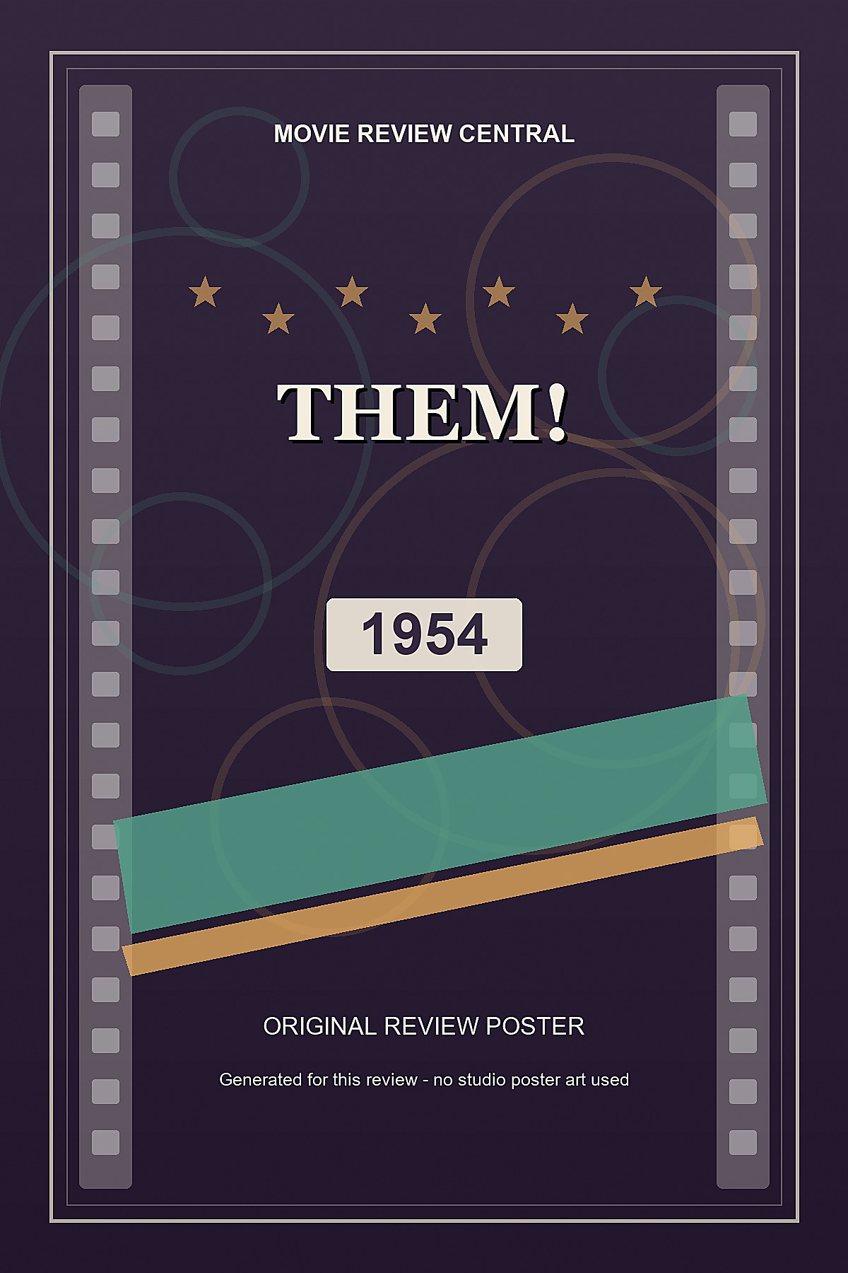 Them! (1954) - original review poster Them! (1954) - original review poster