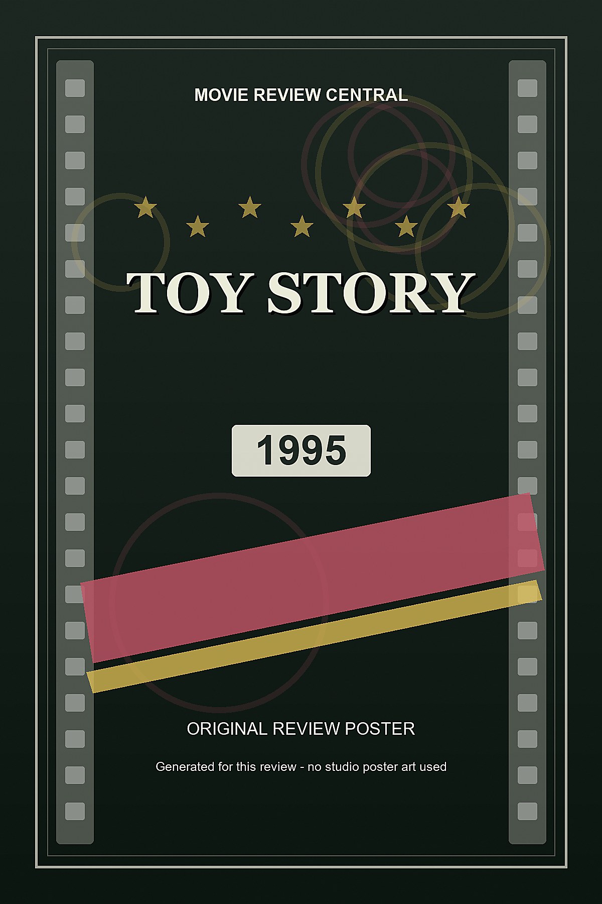 Toy Story (1995) - original review poster