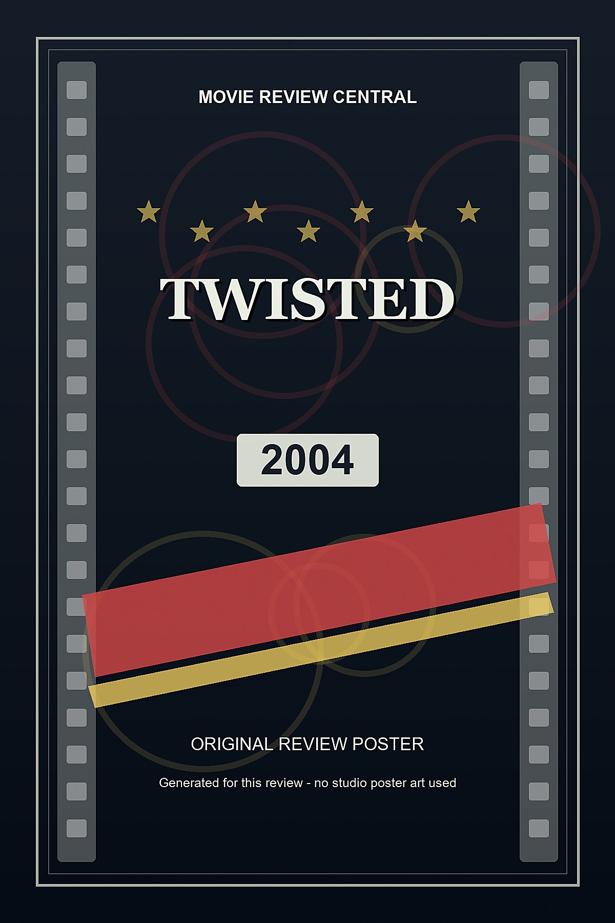 Twisted (2004) - original review poster Twisted (2004) - original review poster