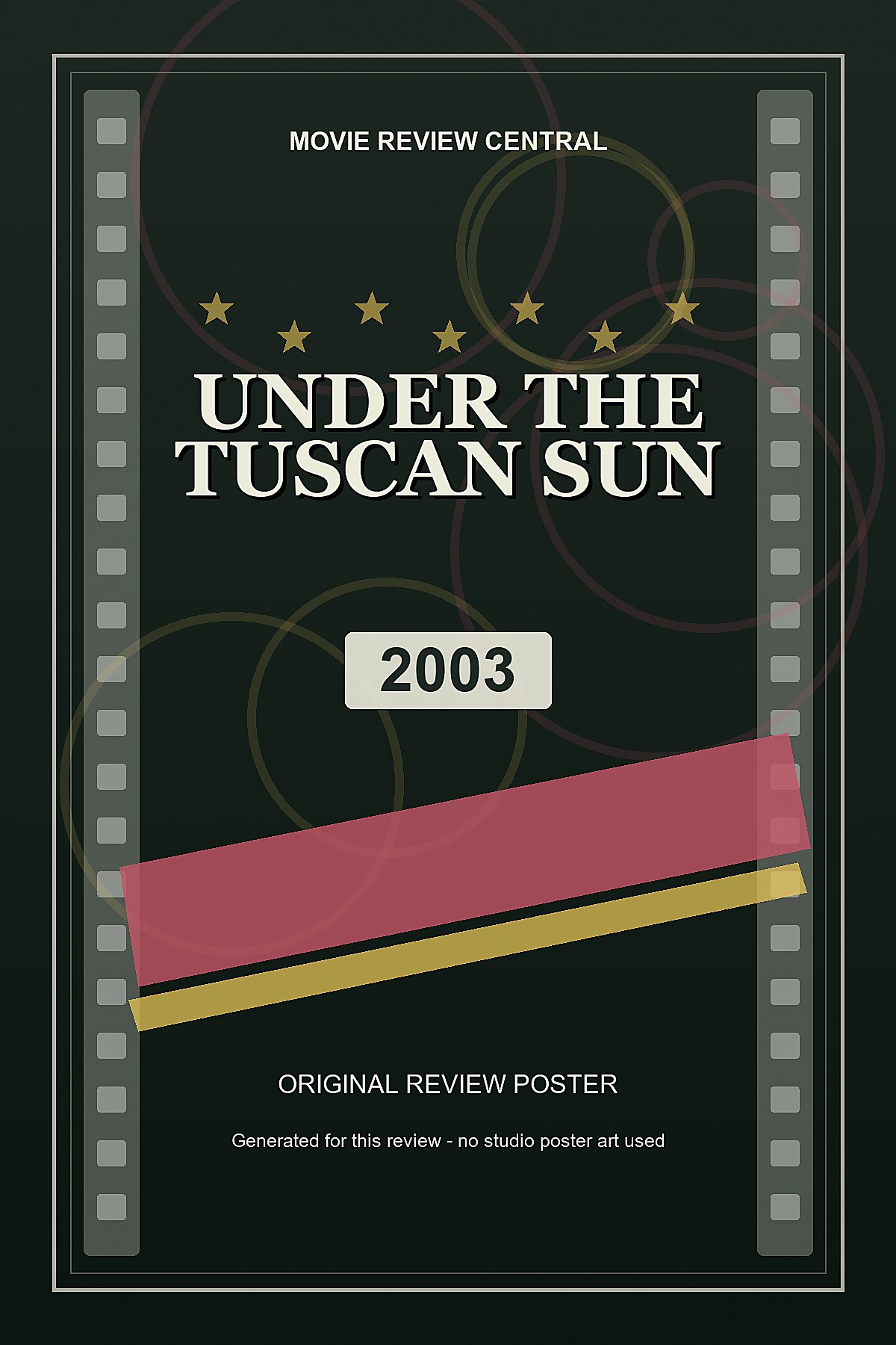 Under the Tuscan Sun (2003) - original review poster