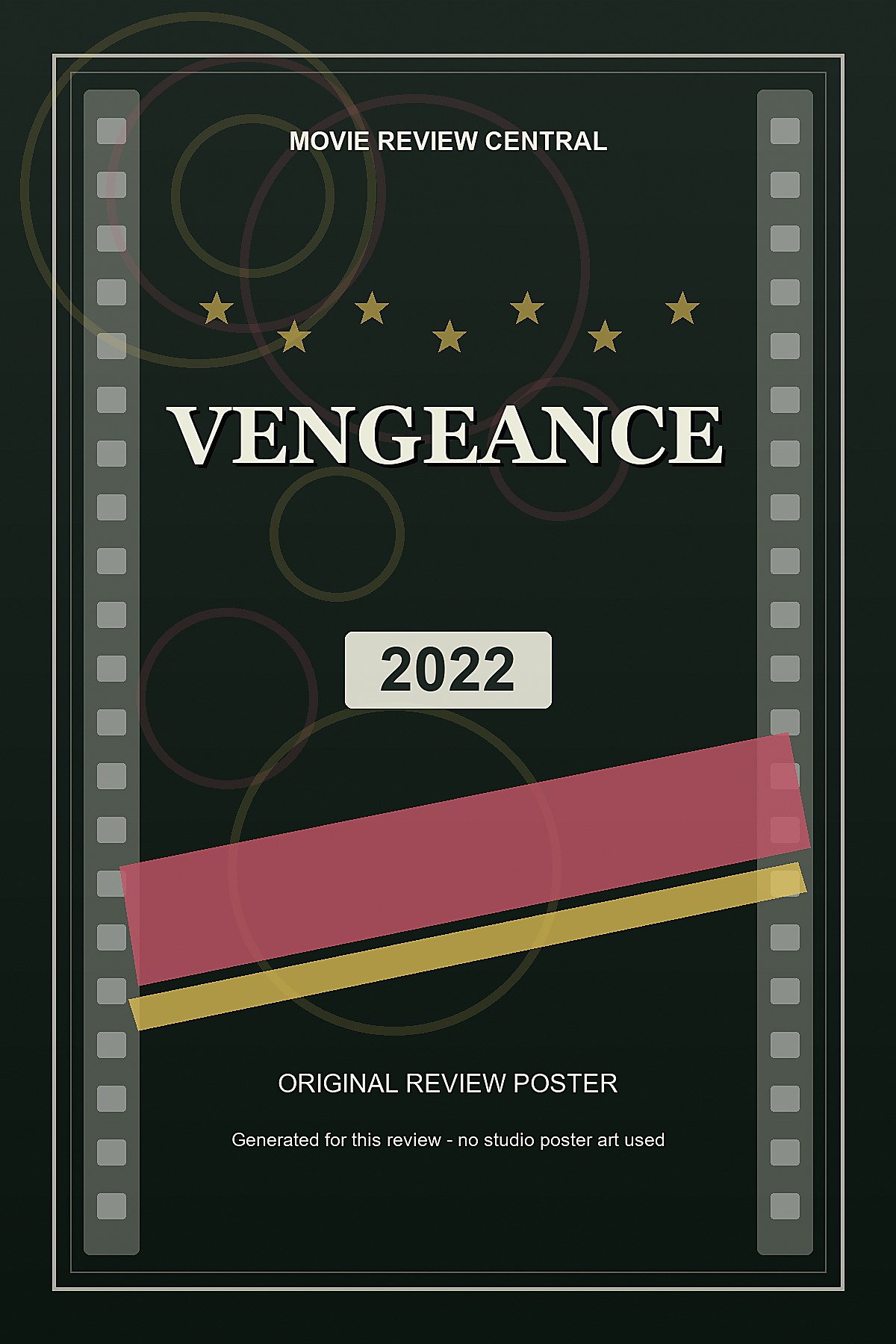 Vengeance (2022) - original review poster