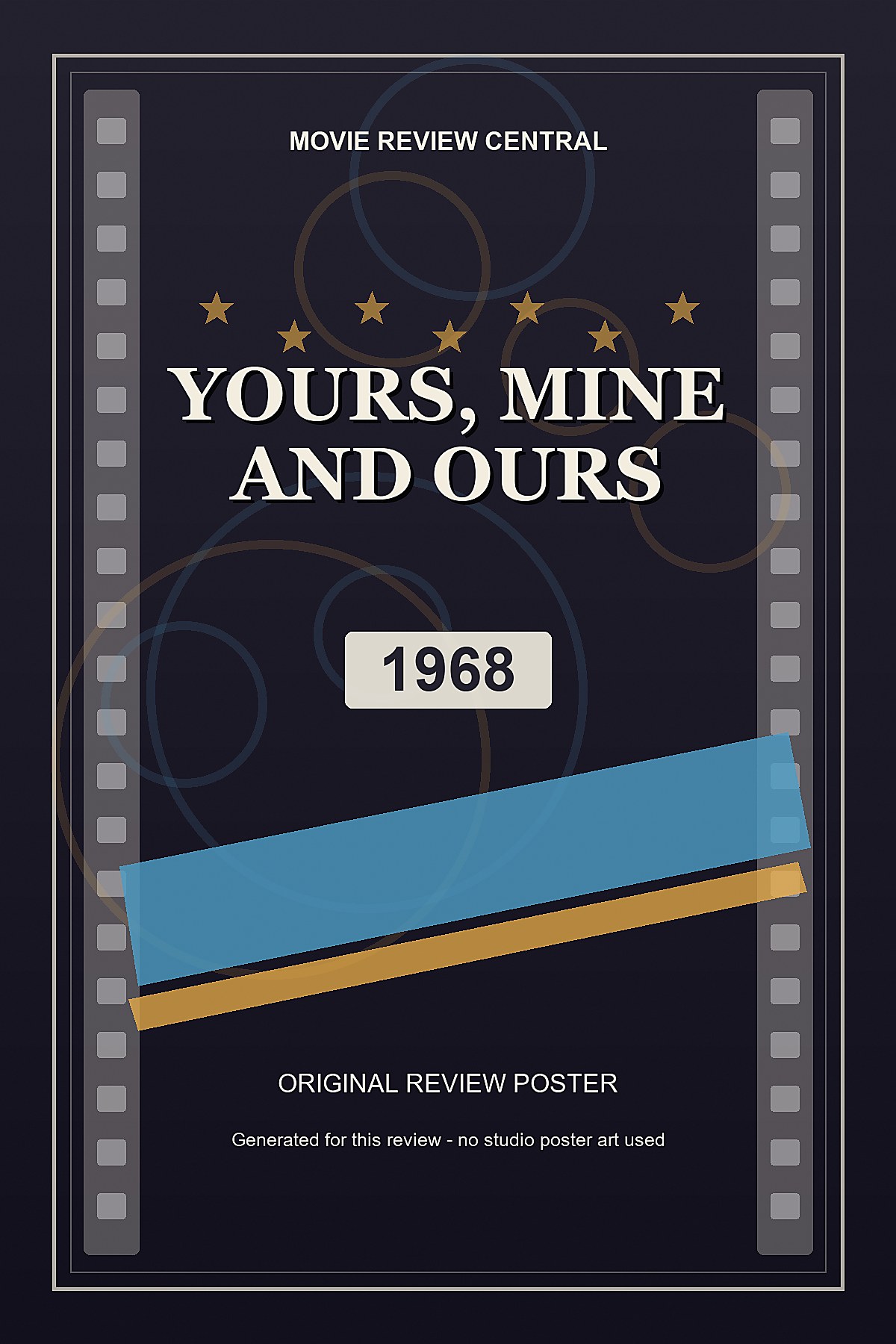 Yours, Mine and Ours (1968) - original review poster Yours, Mine and Ours (1968) - original review poster
