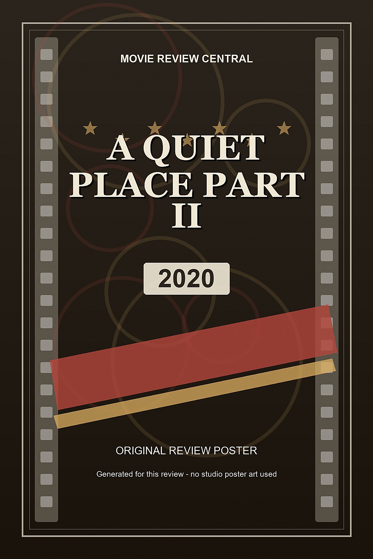 A Quiet Place Part II (2020) - original review poster