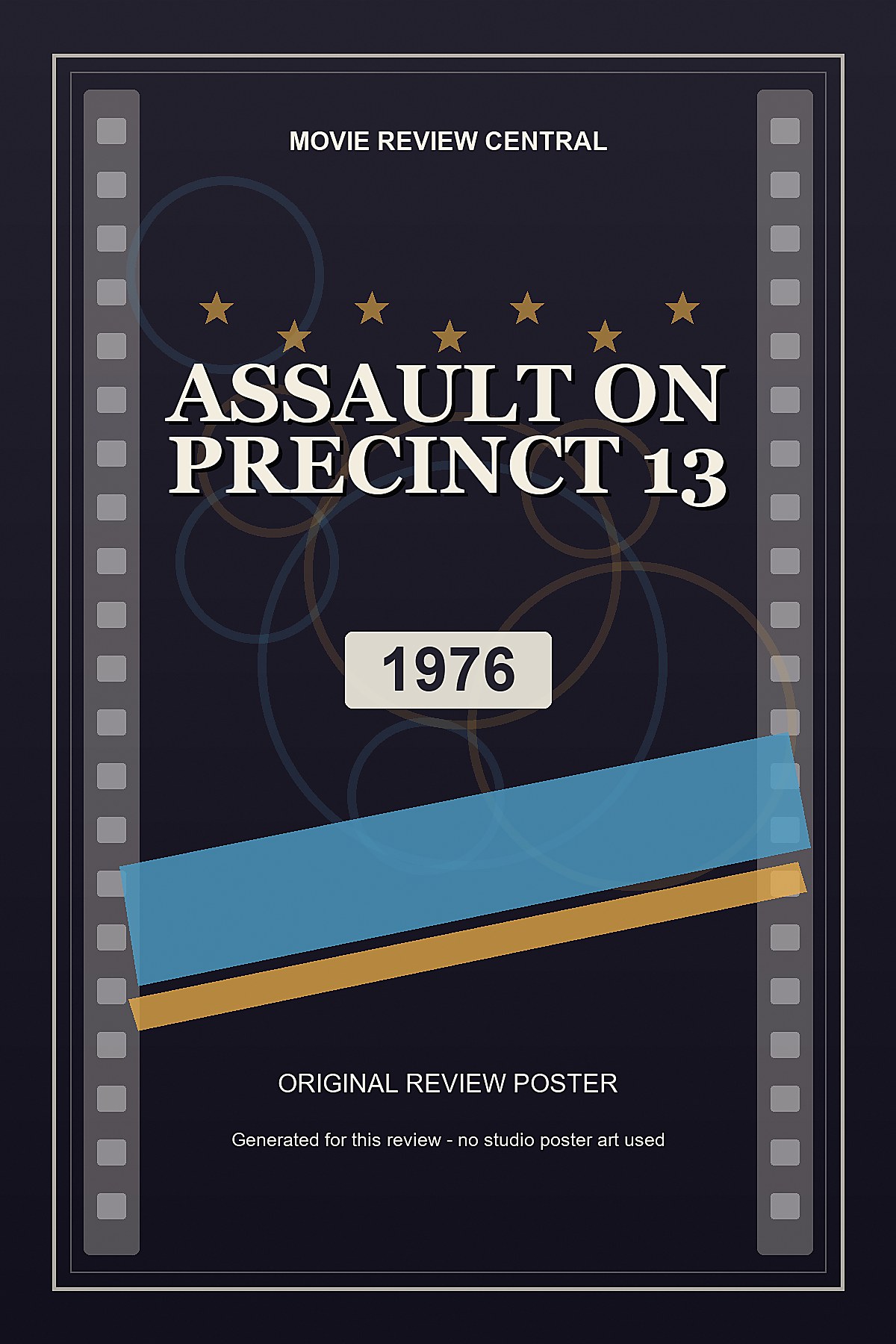 Assault on Precinct 13 (1976) - original review poster