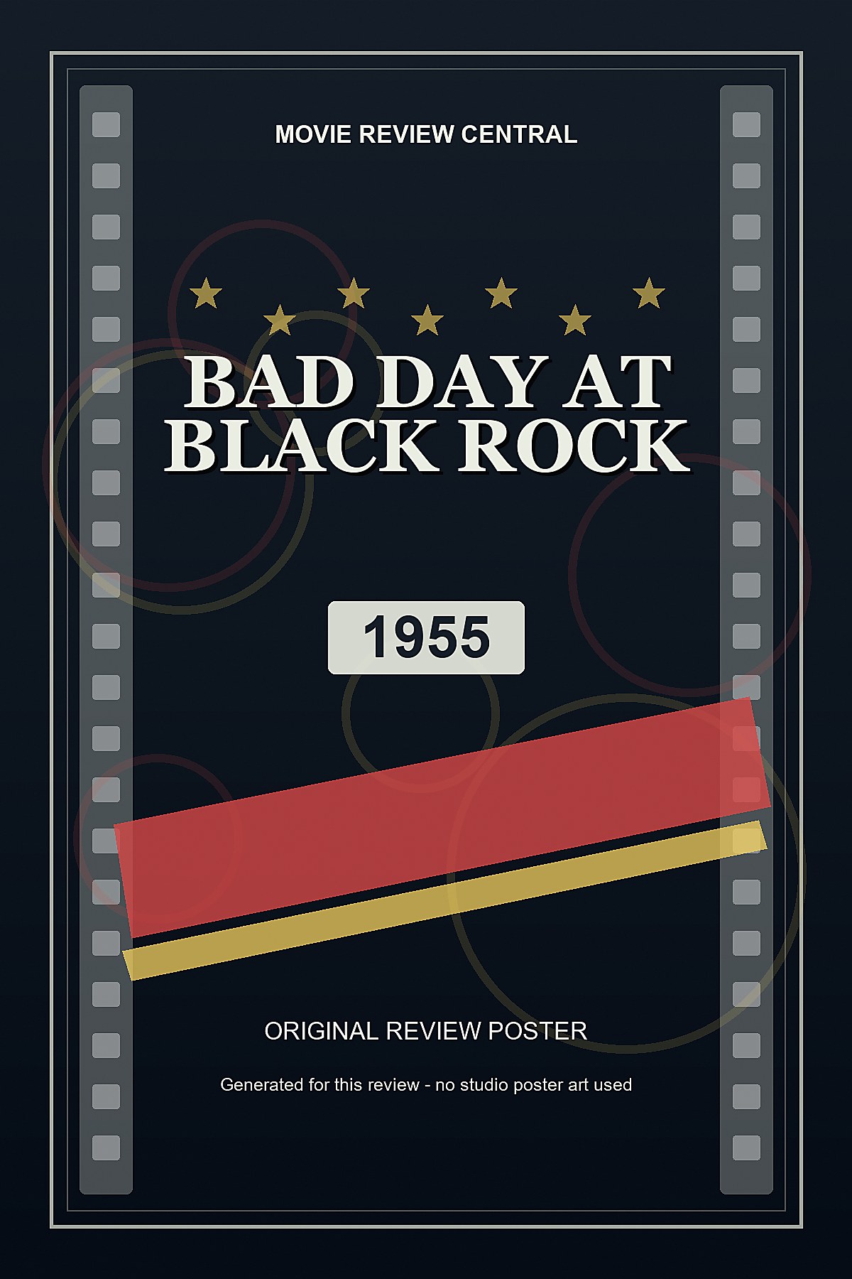 Bad Day at Black Rock (1955) - original review poster