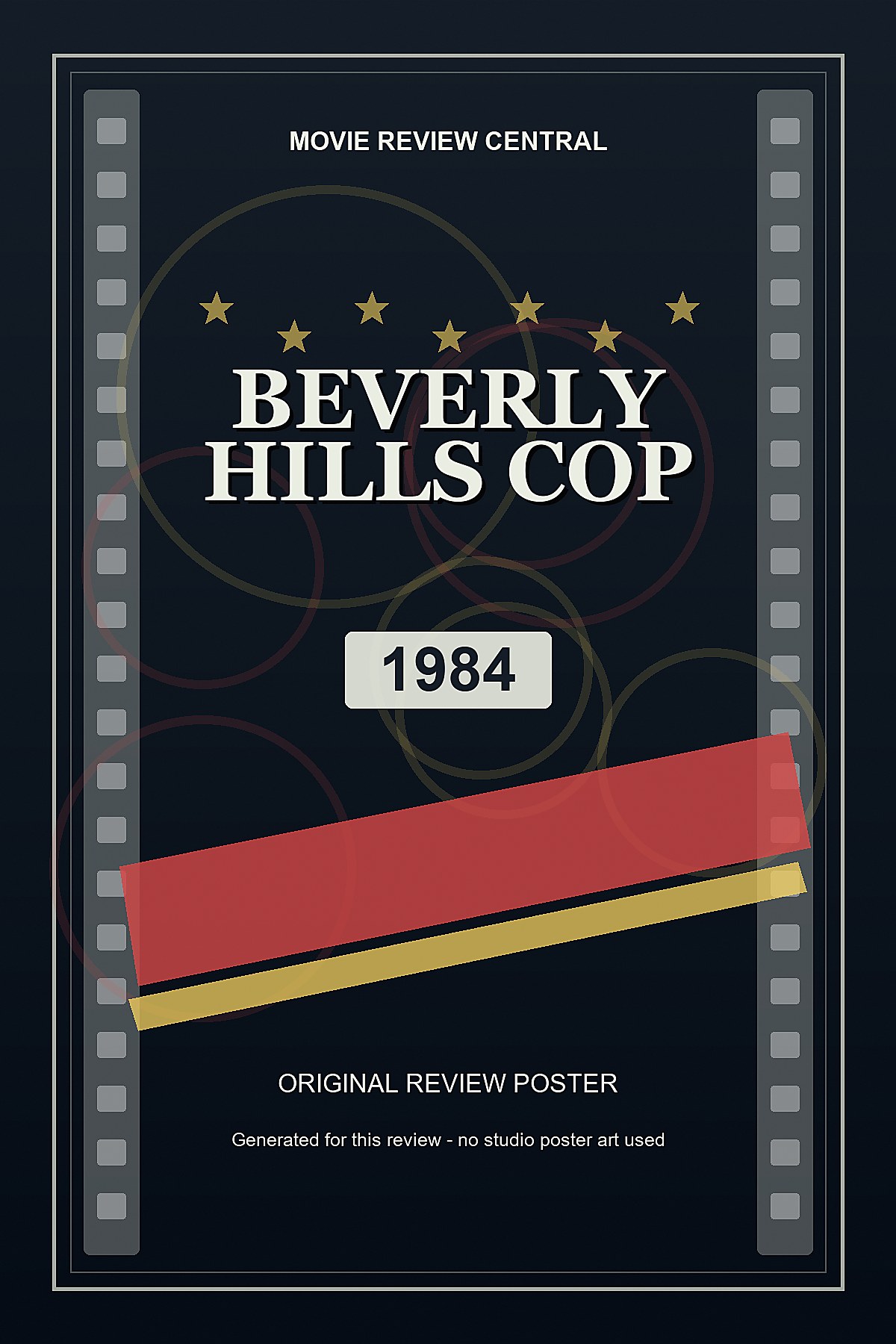 Beverly Hills Cop (1984) - original review poster
