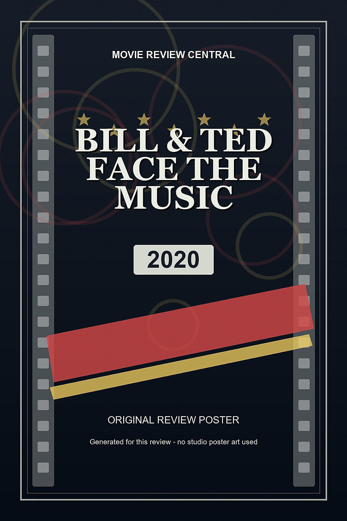 Bill & Ted Face the Music (2020) - original review poster Bill & Ted Face the Music (2020) - original review poster