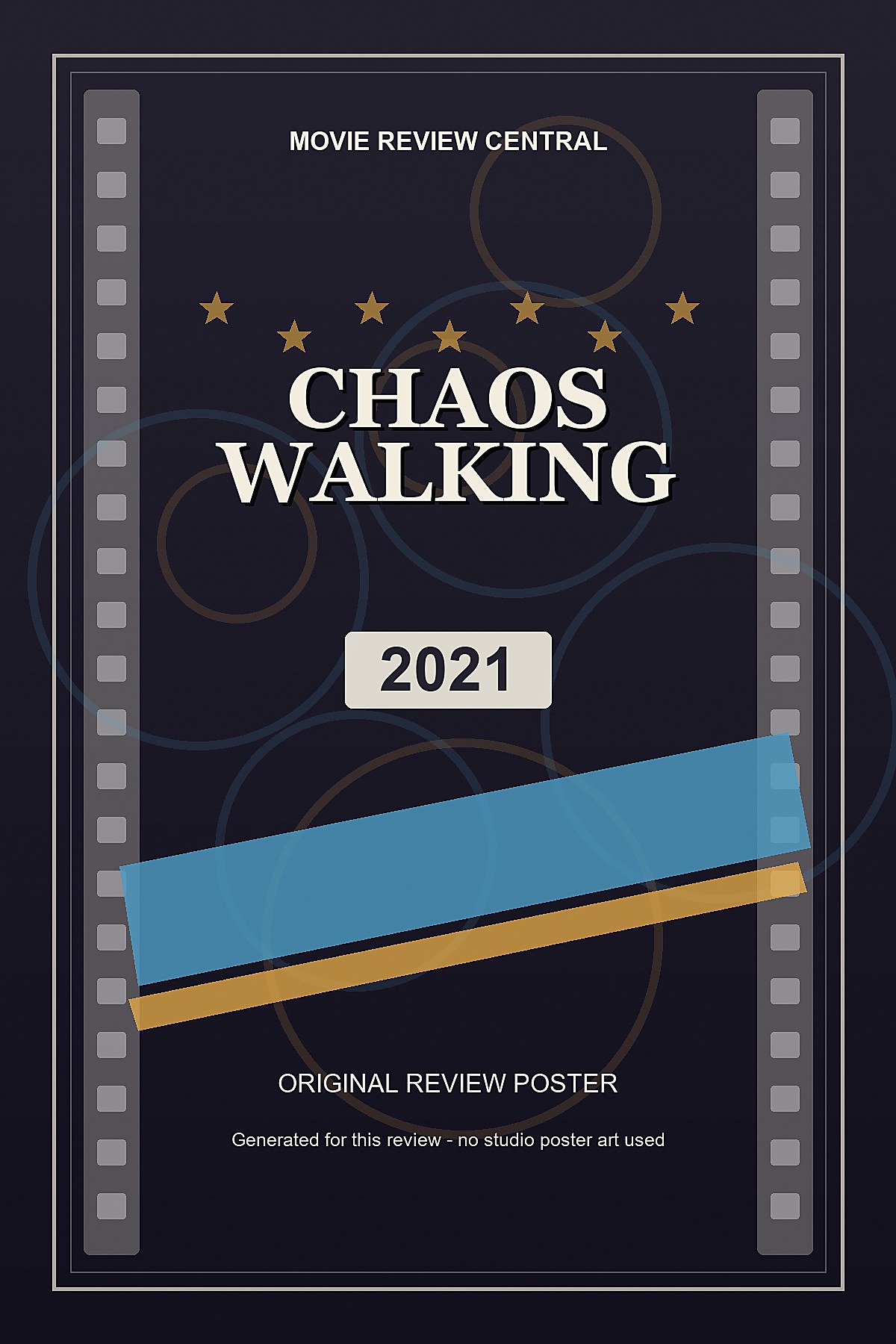 Chaos Walking (2021) - original review poster Chaos Walking (2021) - original review poster