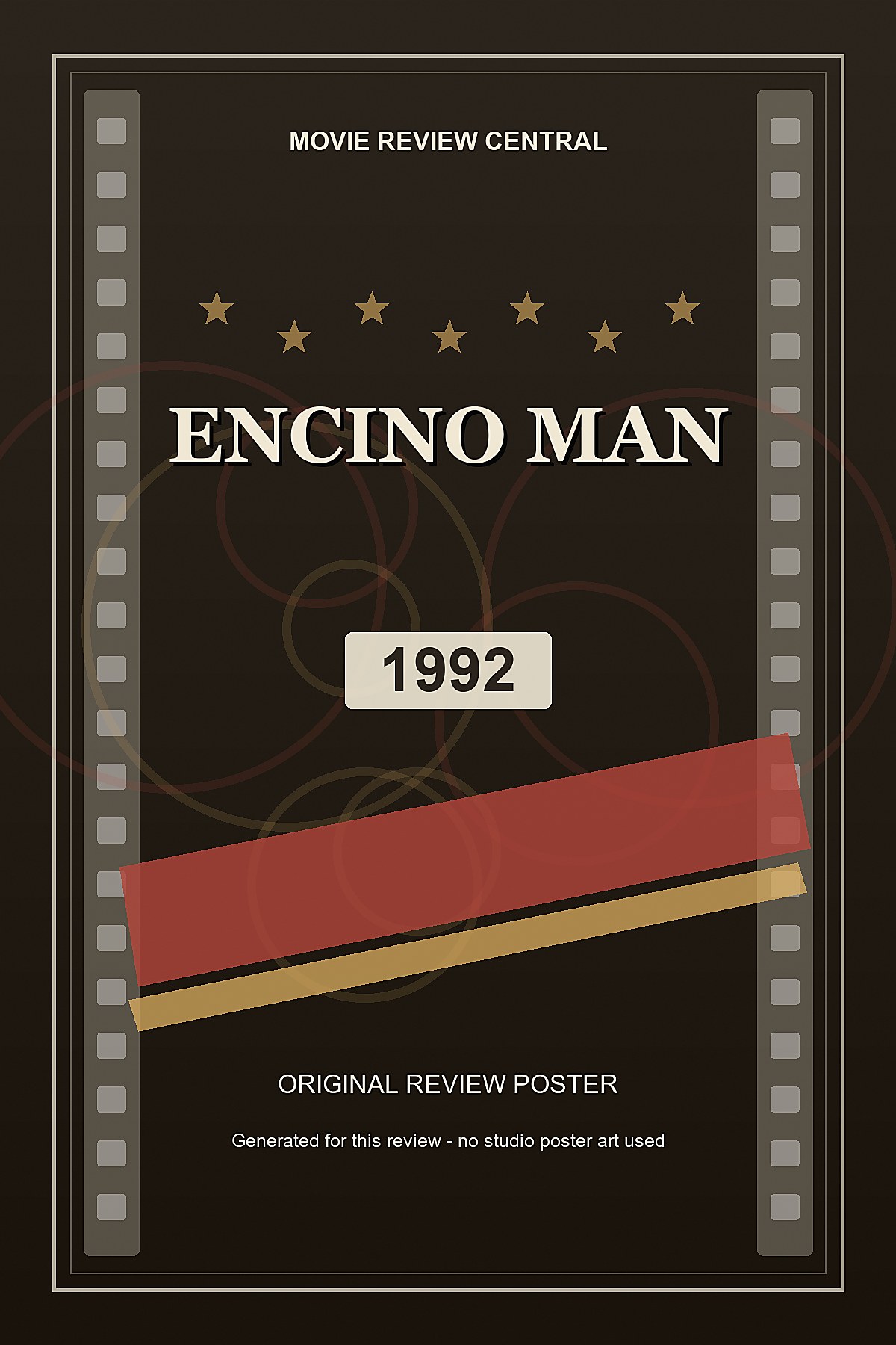 Encino Man (1992) - original review poster