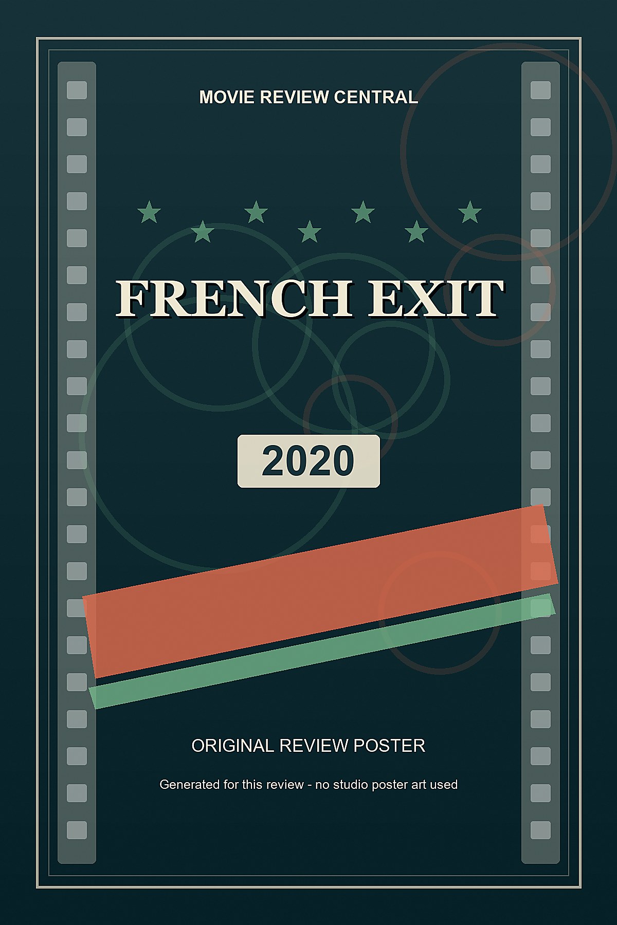 French Exit (2020) - original review poster French Exit (2020) - original review poster