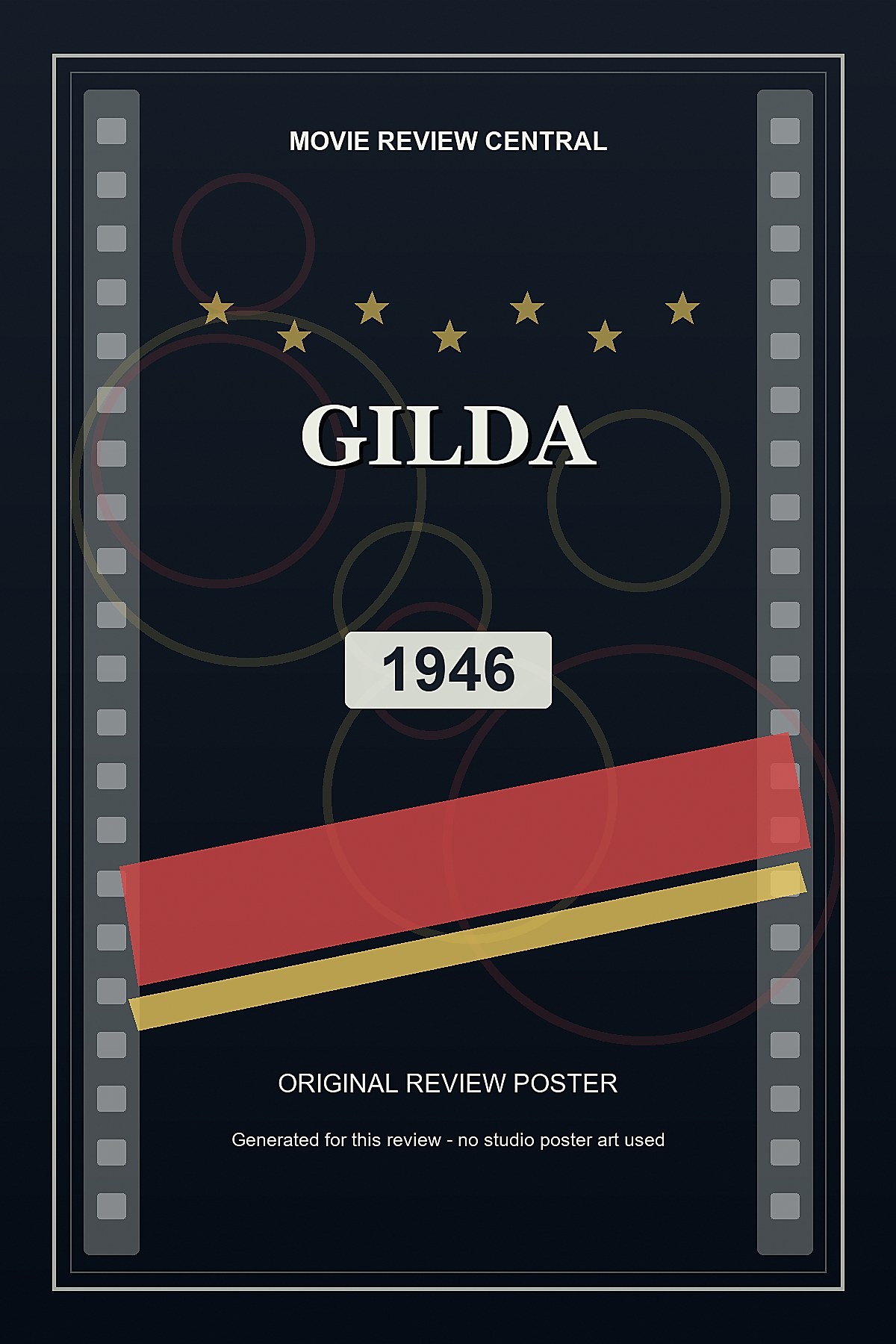 Gilda (1946) - original review poster