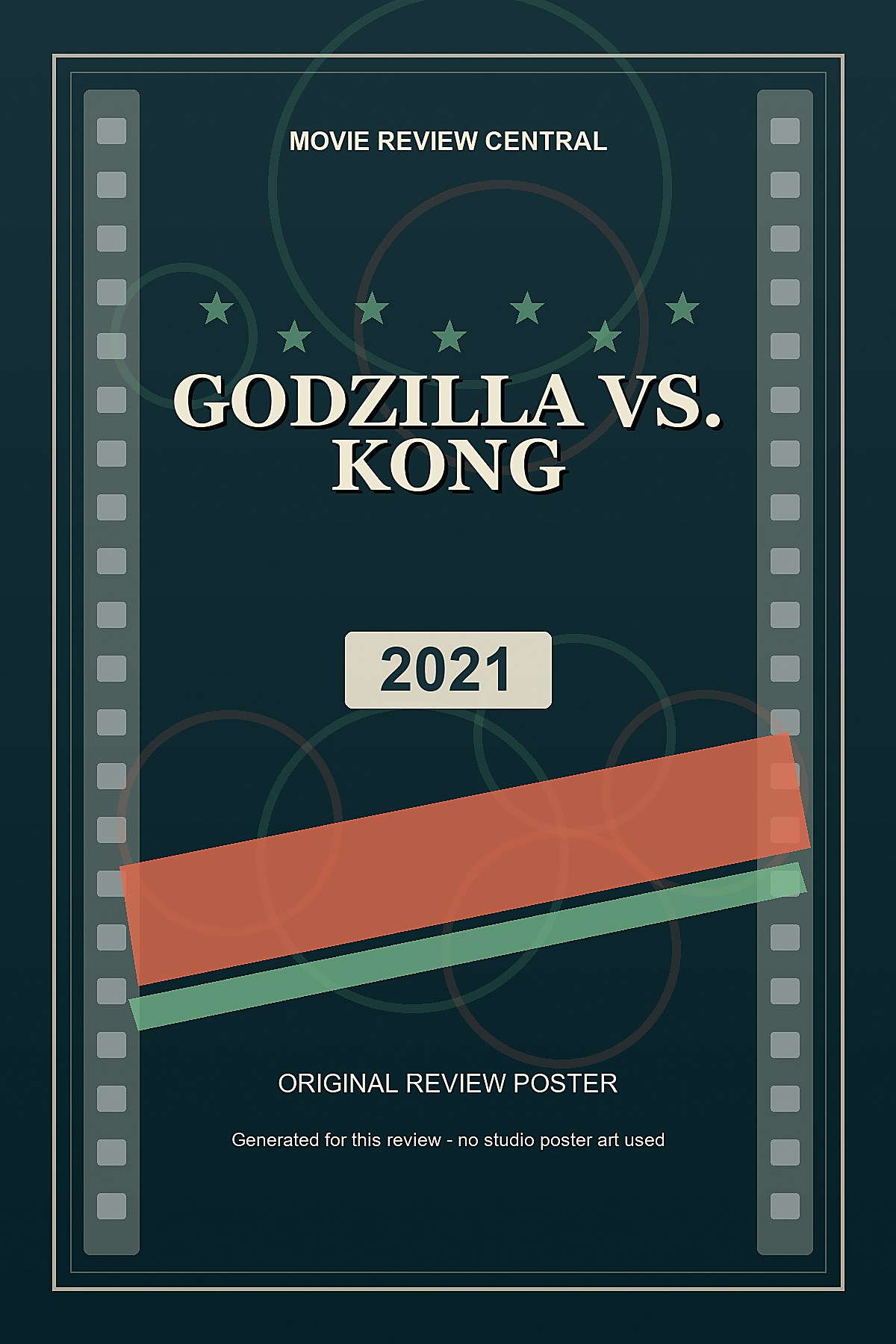 Godzilla vs. Kong (2021) - original review poster Godzilla vs. Kong (2021) - original review poster