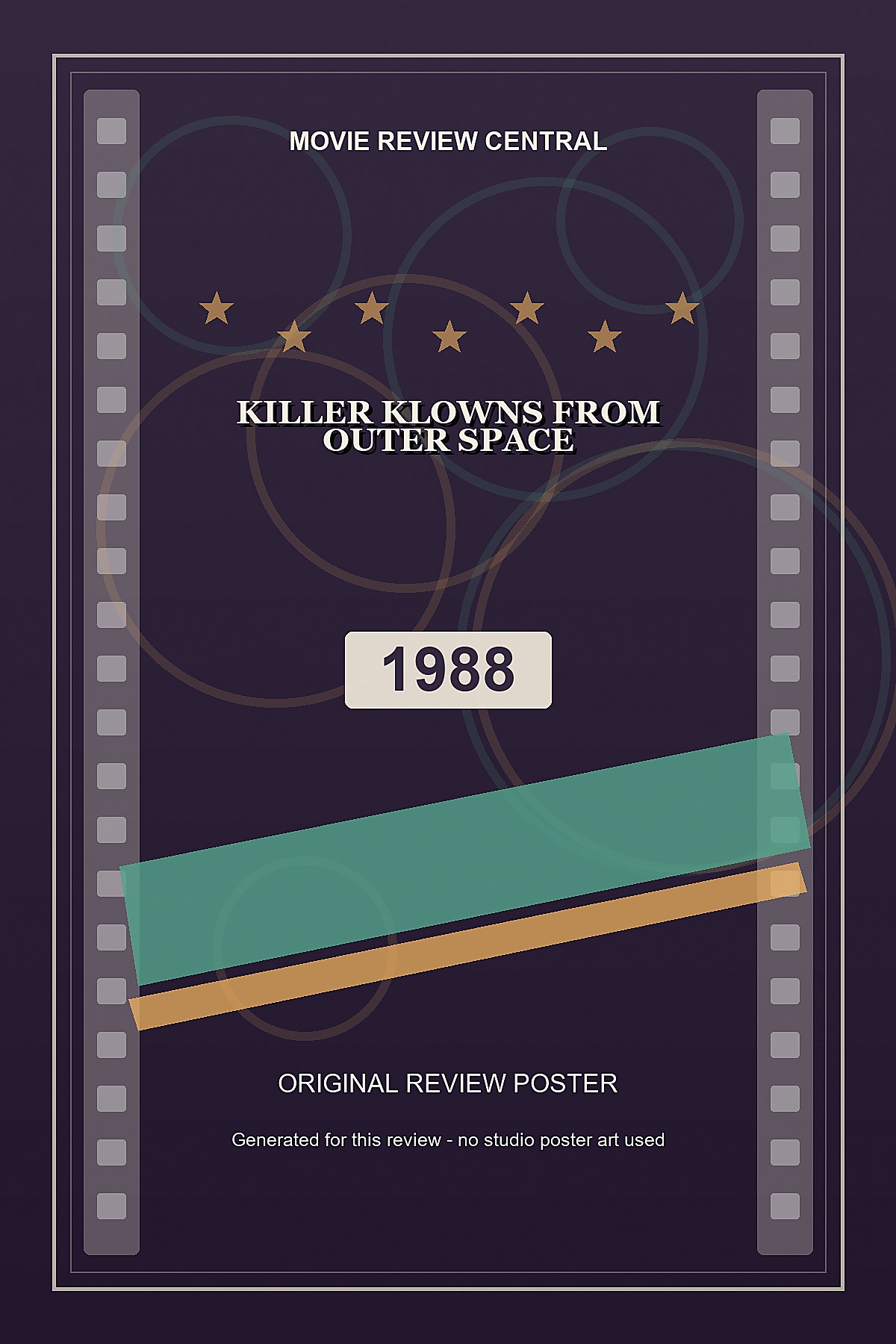 Killer Klowns from Outer Space (1988) - original review poster