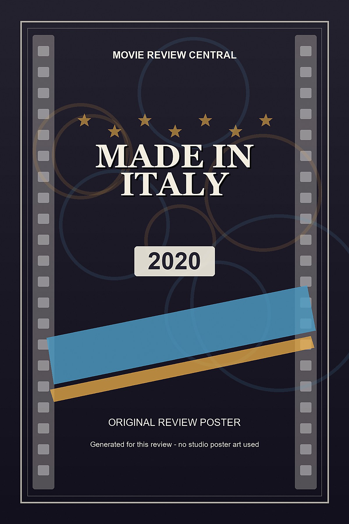 Made in Italy (2020) - original review poster Made in Italy (2020) - original review poster