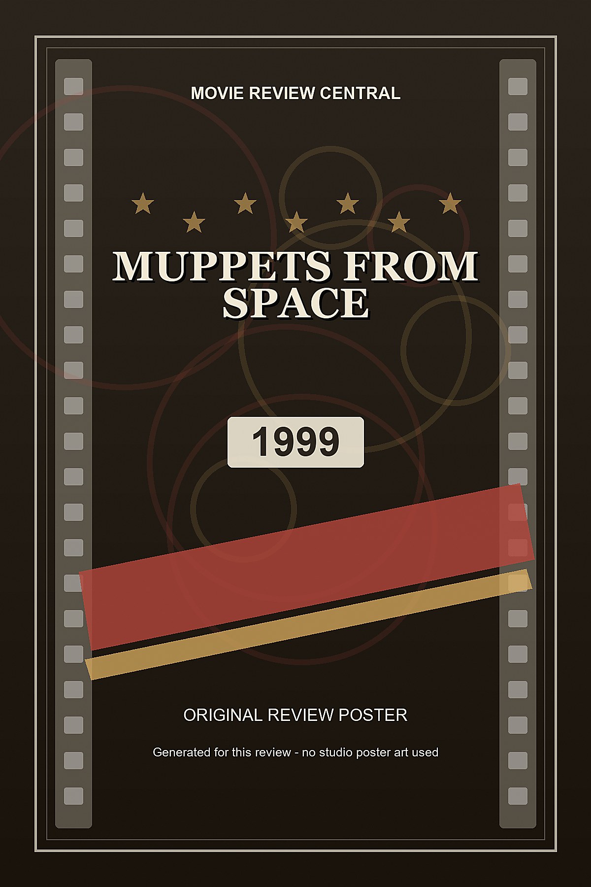 Muppets from Space (1999) - original review poster