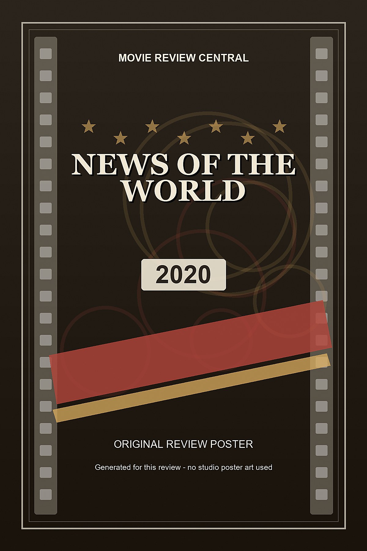 News of the World (2020) - original review poster