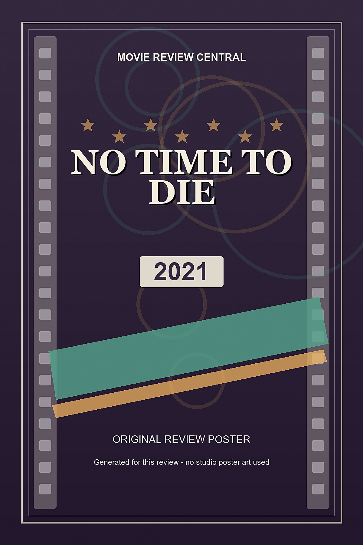 No Time to Die (2021) - original review poster