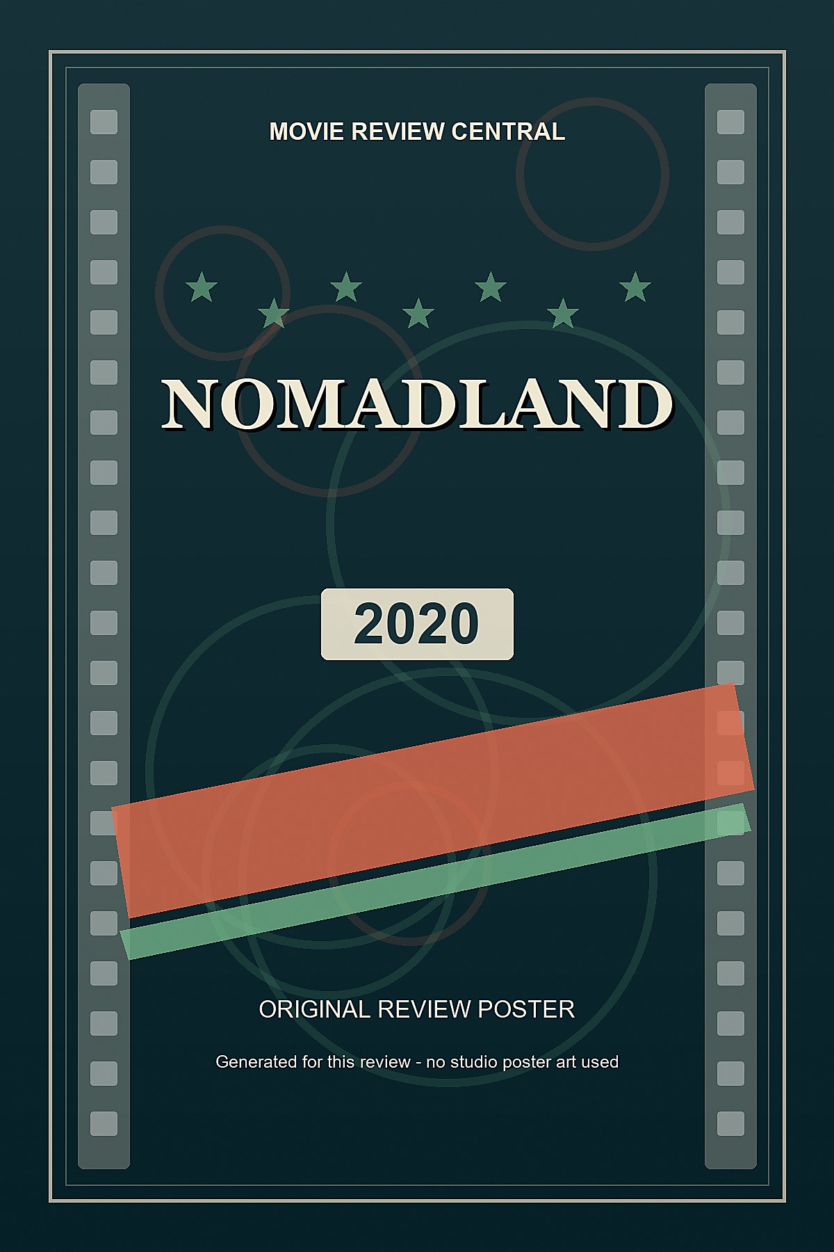 Nomadland (2020) - original review poster