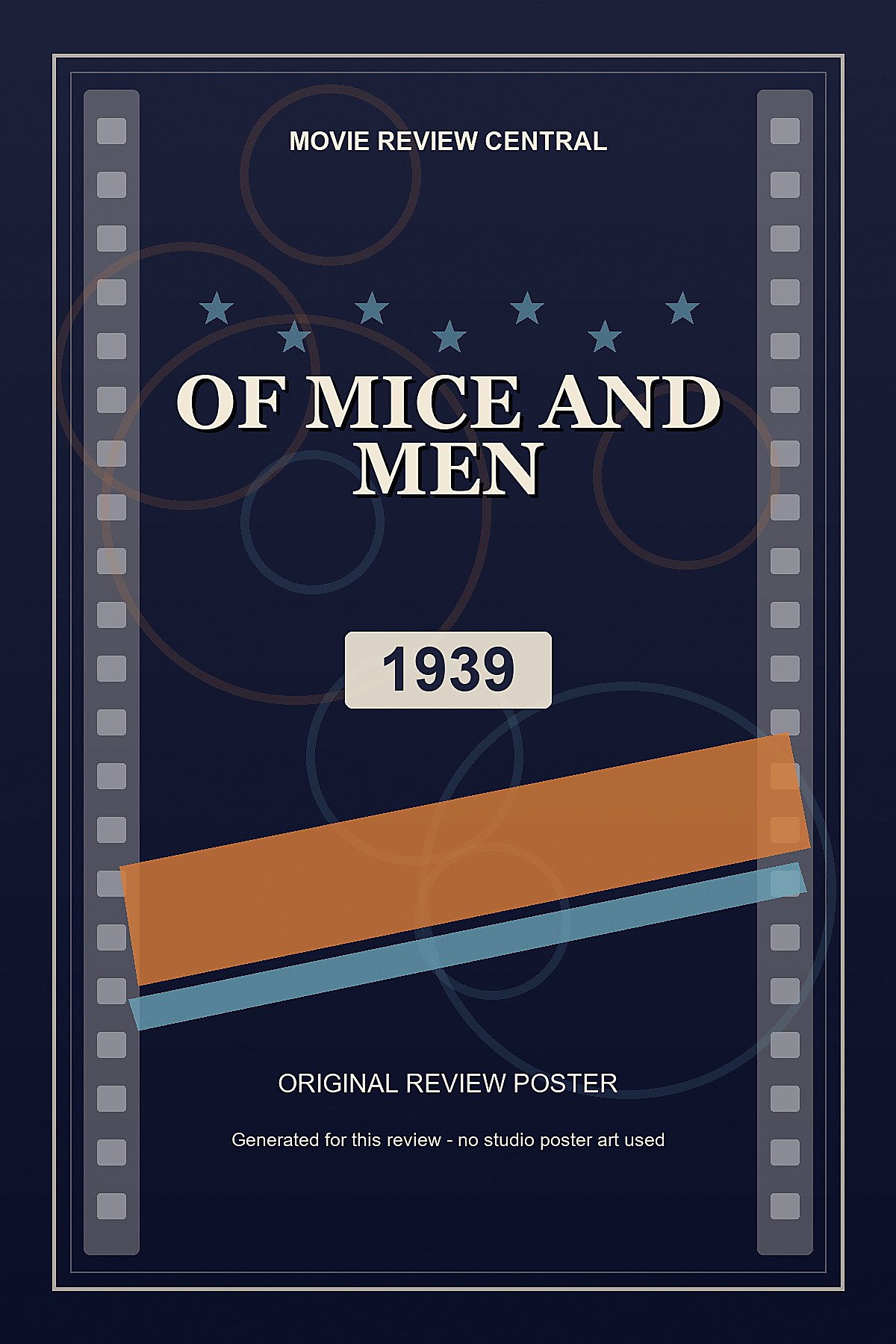 Of Mice and Men (1939) - original review poster