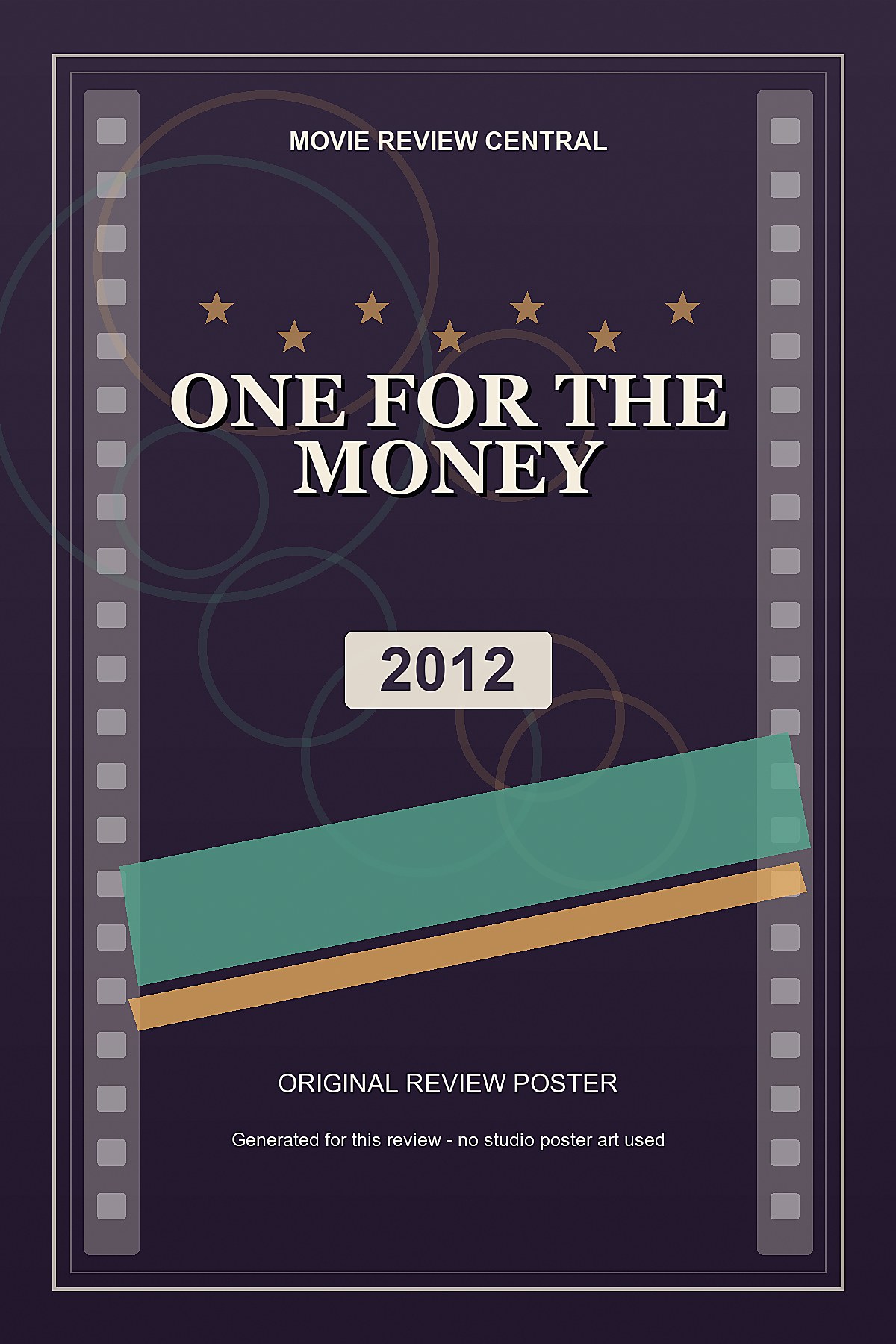 One for the Money (2012) - original review poster One for the Money (2012) - original review poster