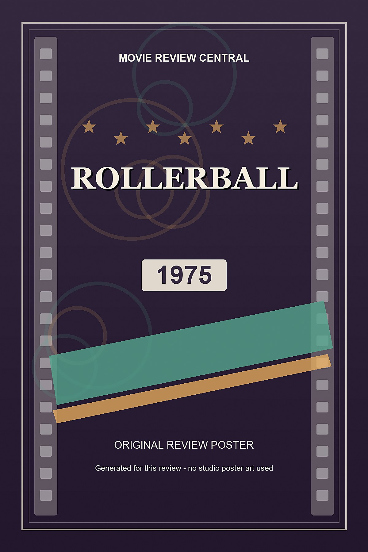 Rollerball (1975) - original review poster