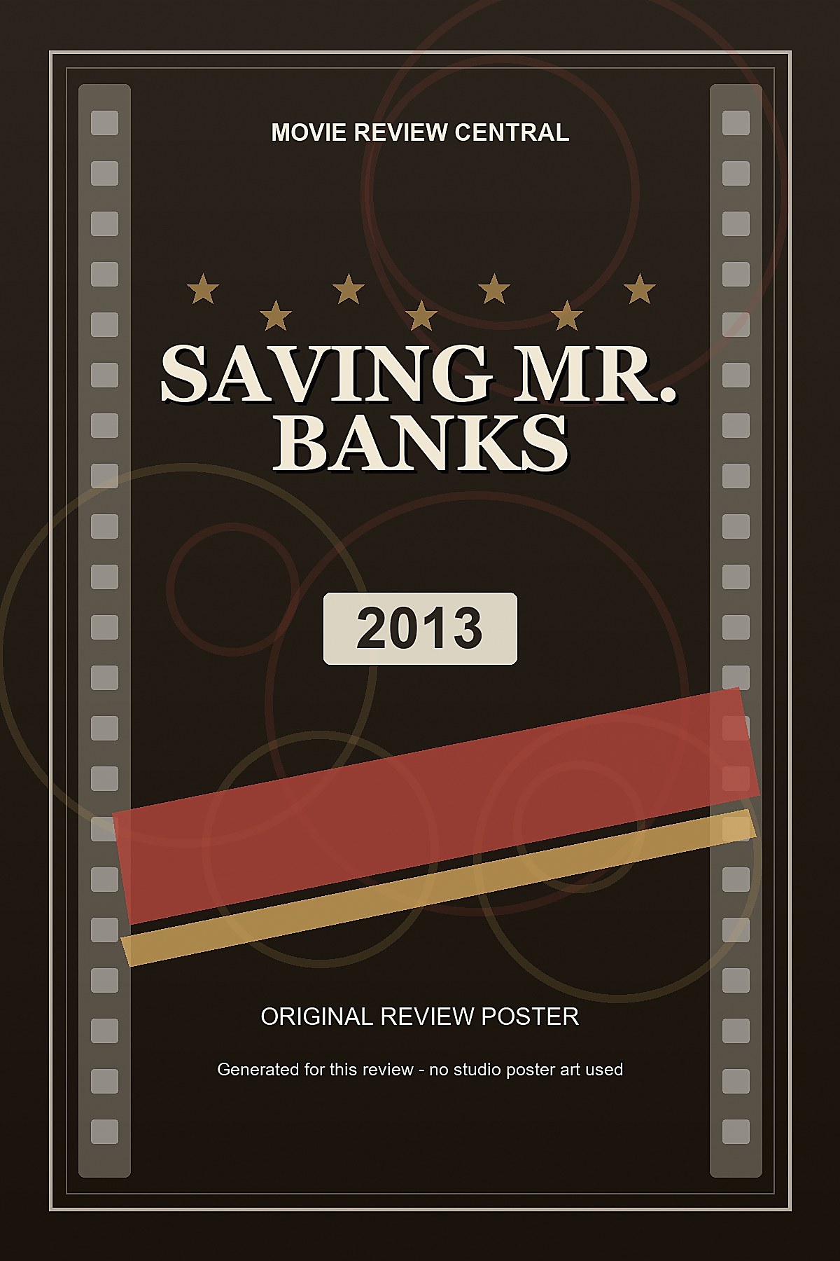 Saving Mr. Banks (2013) - original review poster Saving Mr. Banks (2013) - original review poster