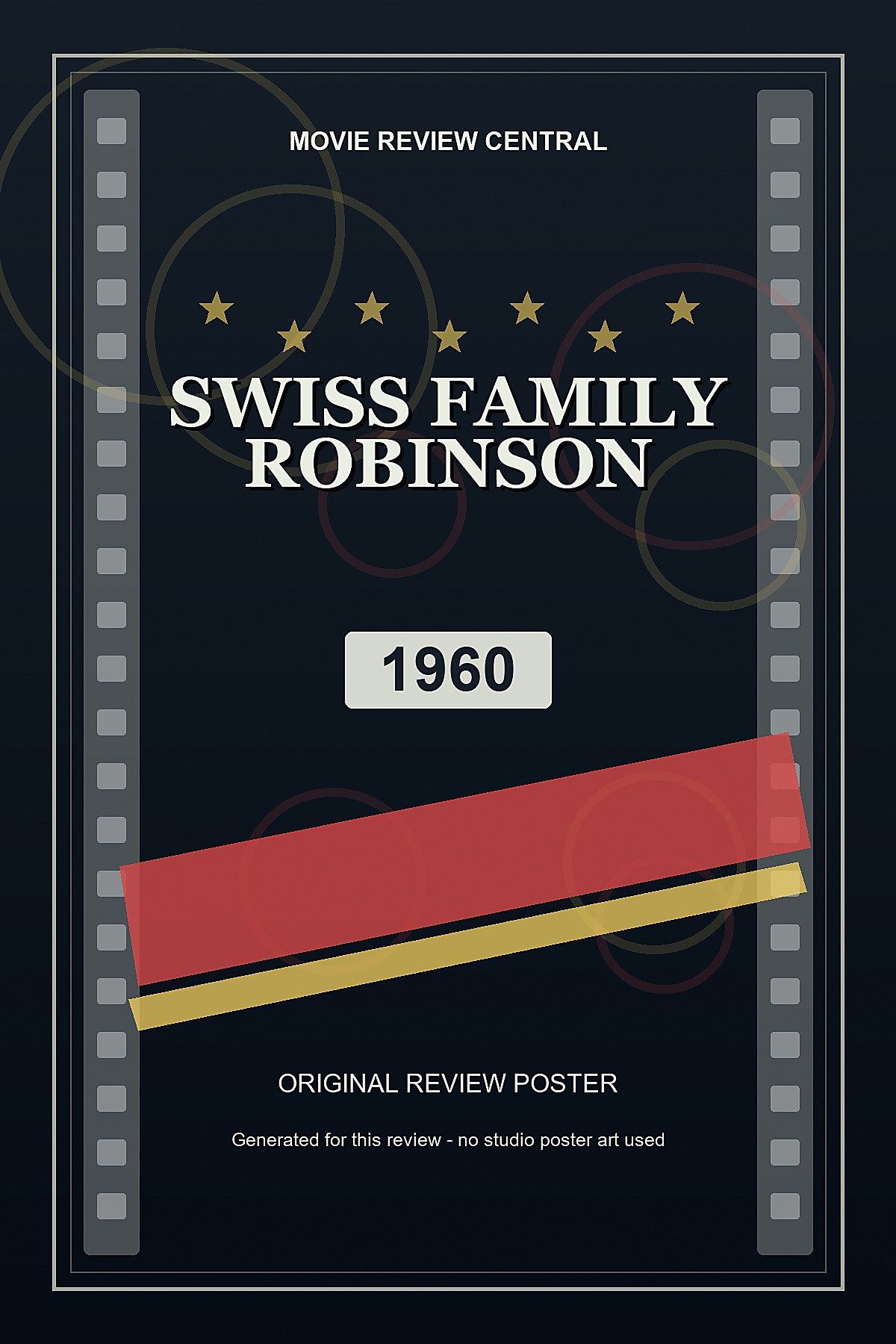 Swiss Family Robinson (1960) - original review poster