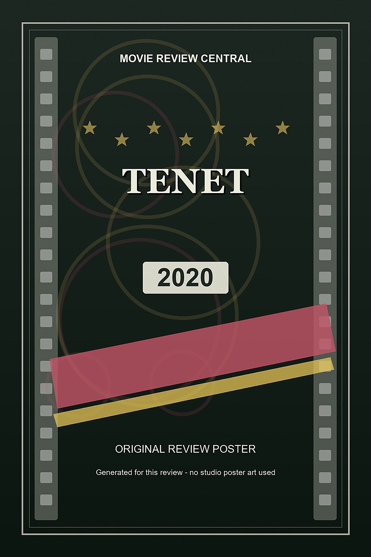 Tenet (2020) - original review poster
