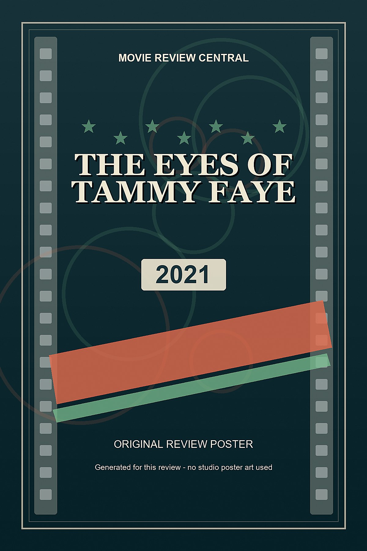 The Eyes of Tammy Faye (2021) - original review poster The Eyes of Tammy Faye (2021) - original review poster