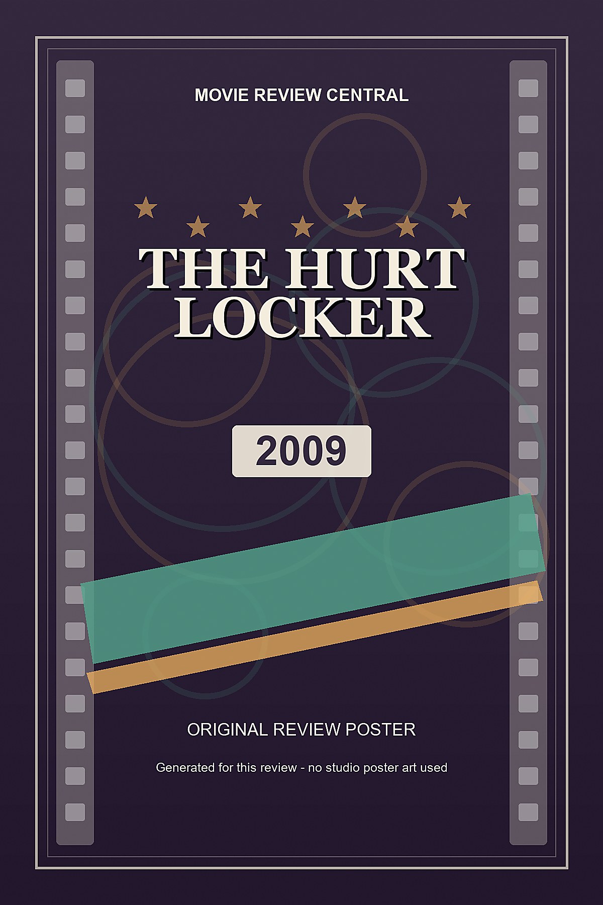 The Hurt Locker (2009) - original review poster The Hurt Locker (2009) - original review poster