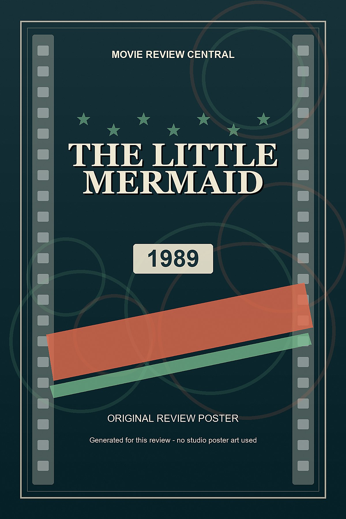 The Little Mermaid (1989) - original review poster