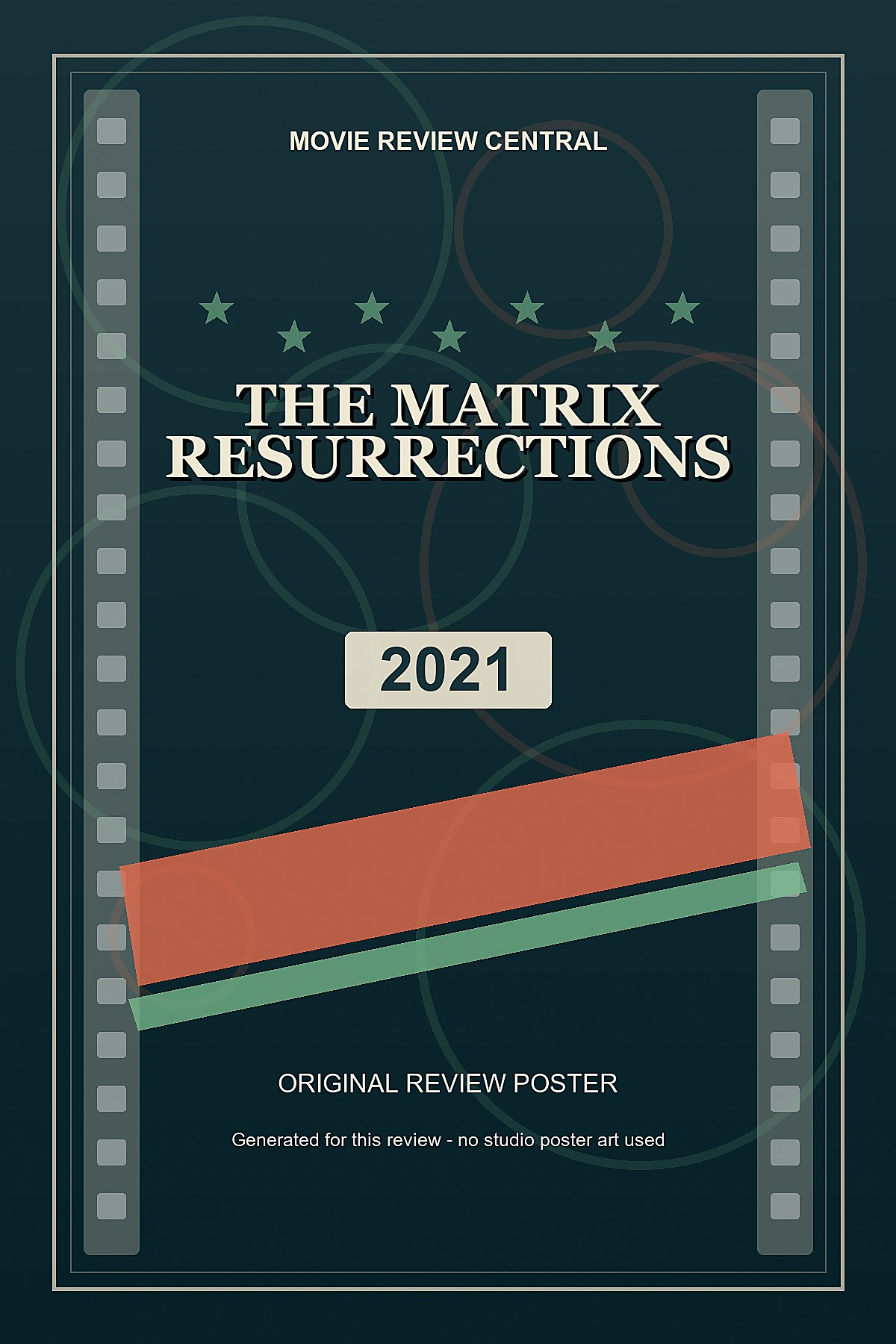 The Matrix Resurrections (2021) - original review poster The Matrix Resurrections (2021) - original review poster
