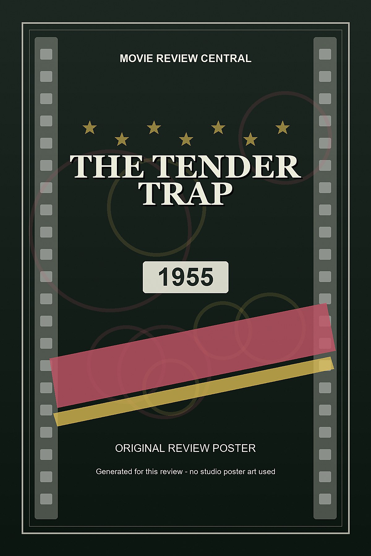 The Tender Trap (1955) - original review poster The Tender Trap (1955) - original review poster