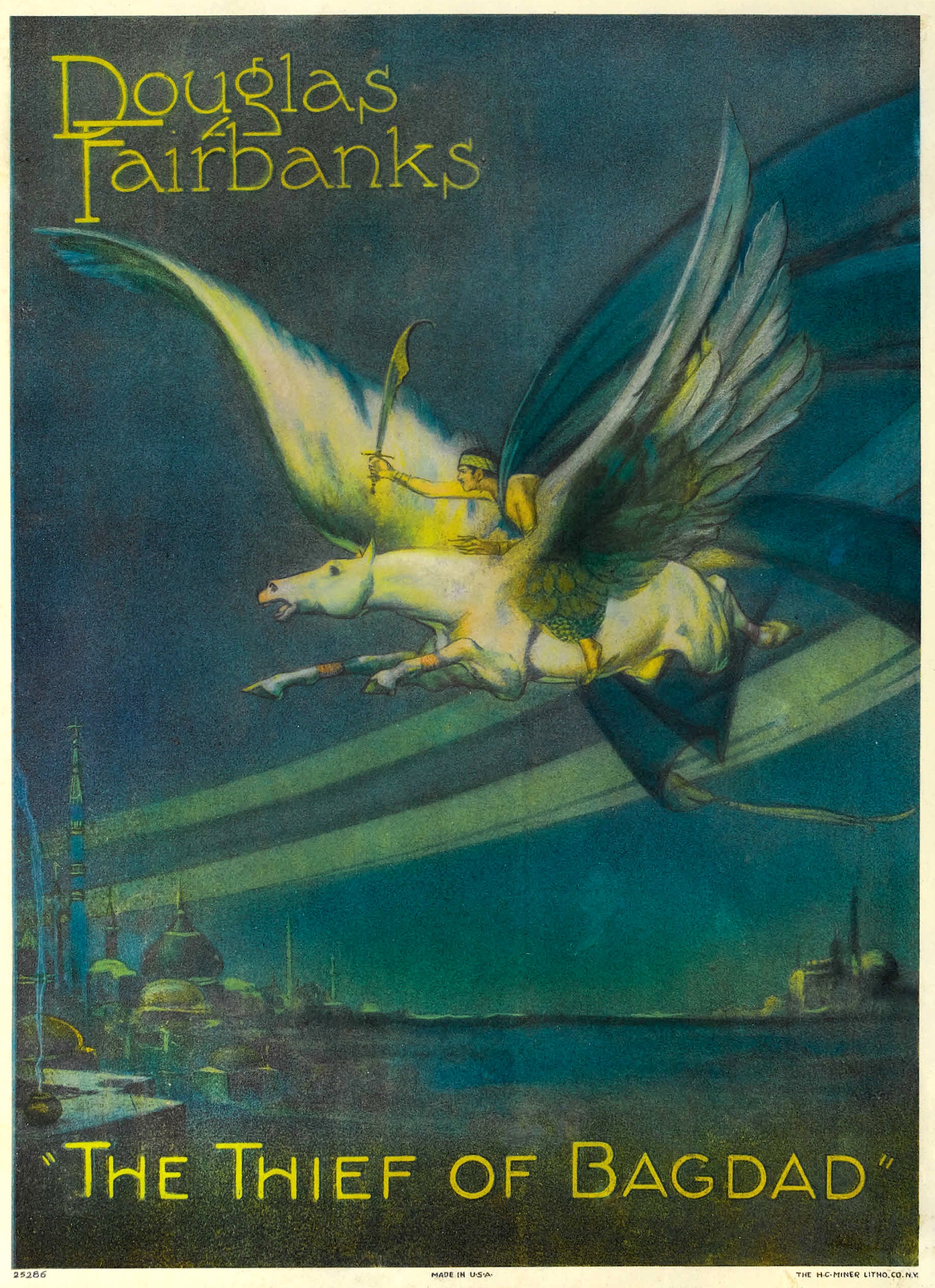 The Thief of Bagdad (1924) theatrical poster The Thief of Bagdad (1924) theatrical poster