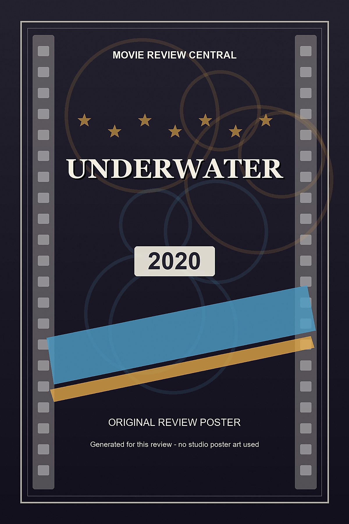 Underwater (2020) - original review poster Underwater (2020) - original review poster