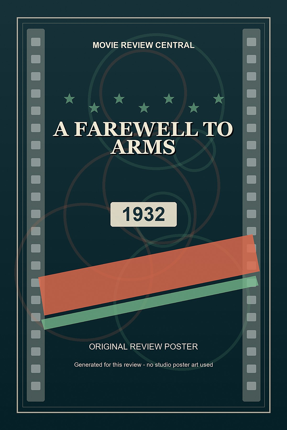 A Farewell to Arms (1932) - original review poster